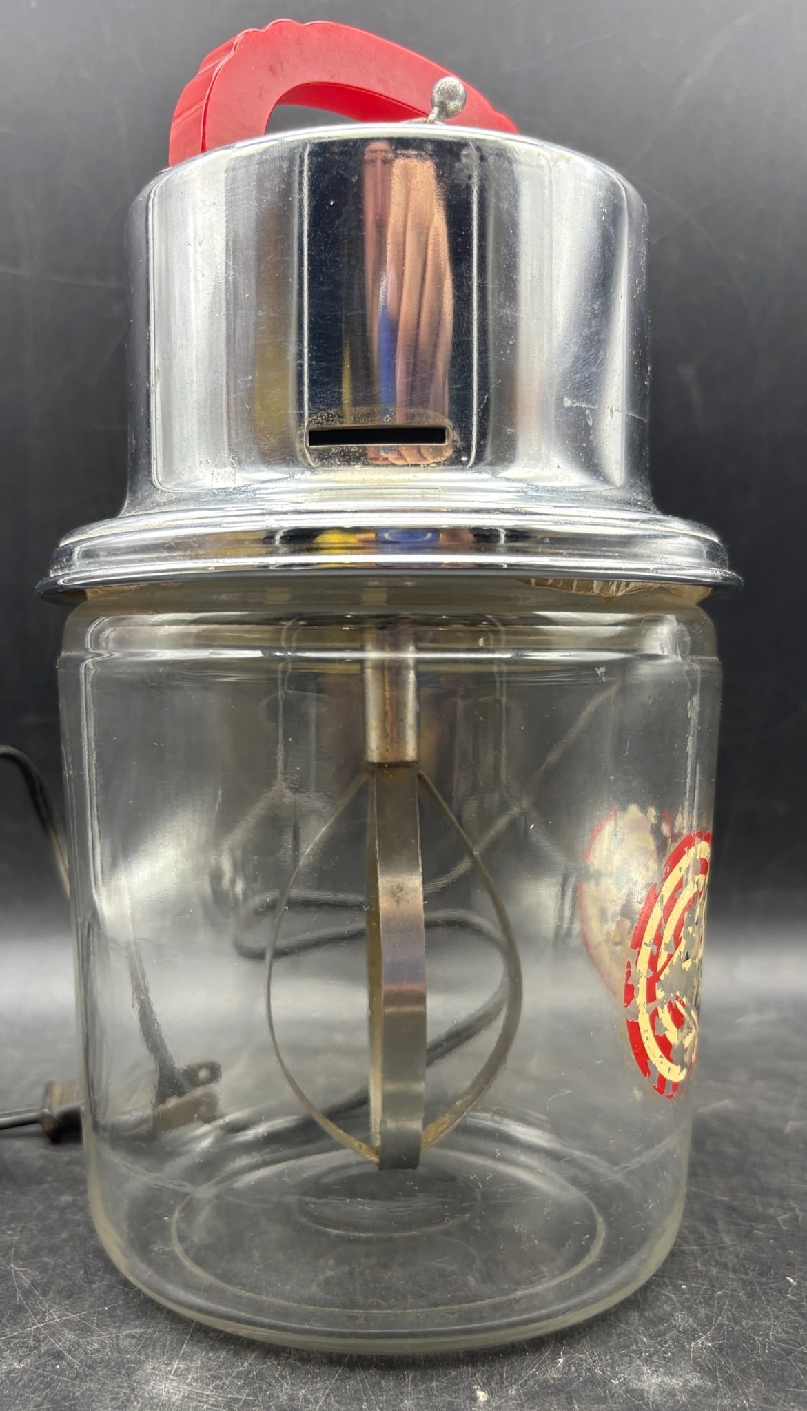 Vintage Spud-Dee Electric Glass Potato Mixer Advertising Kitchen Appliance working - 3