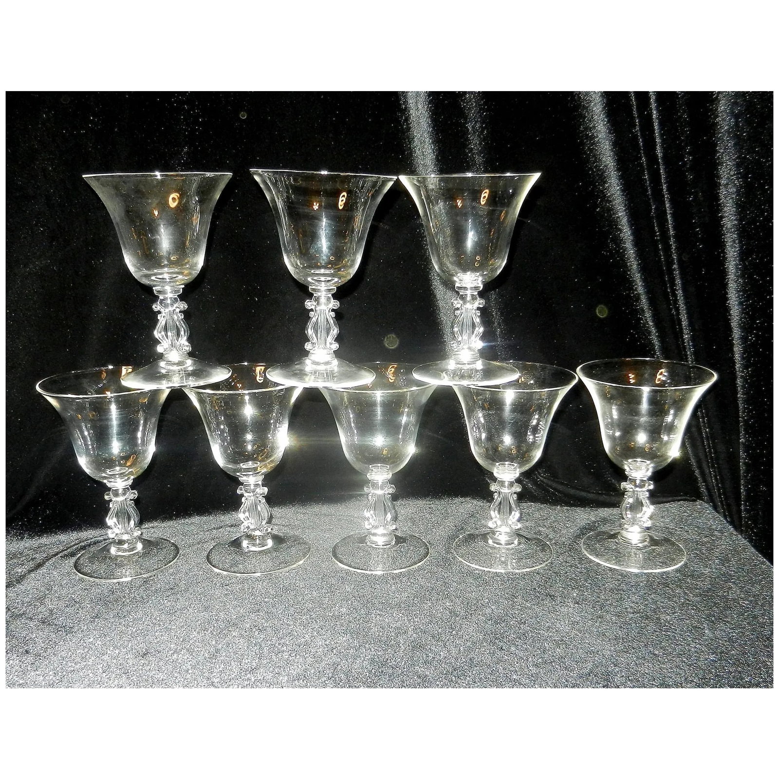Vintage Stradivari/Regency Oyster/Fruit Cocktail Stems - 2