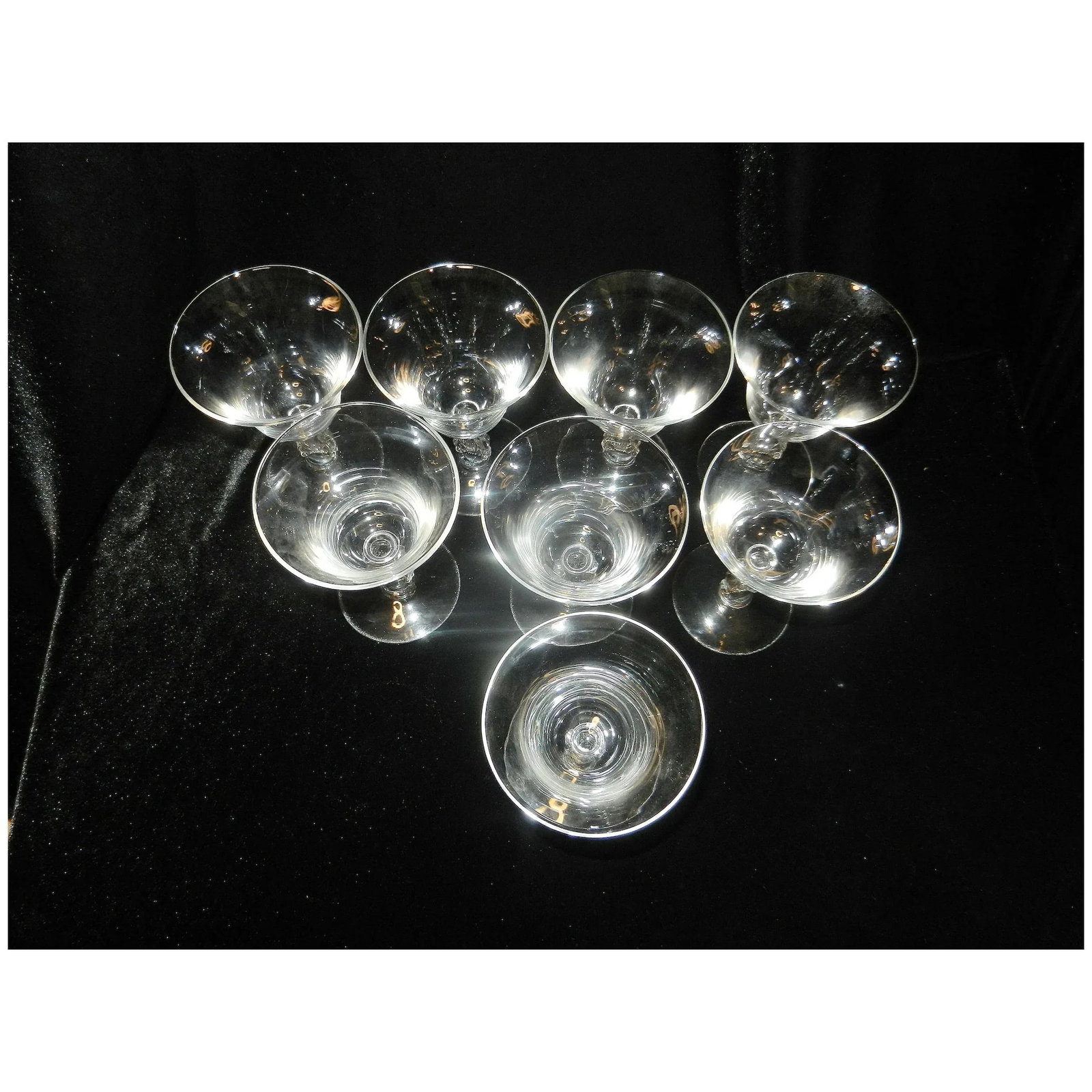 Vintage Stradivari/Regency Oyster/Fruit Cocktail Stems - 4