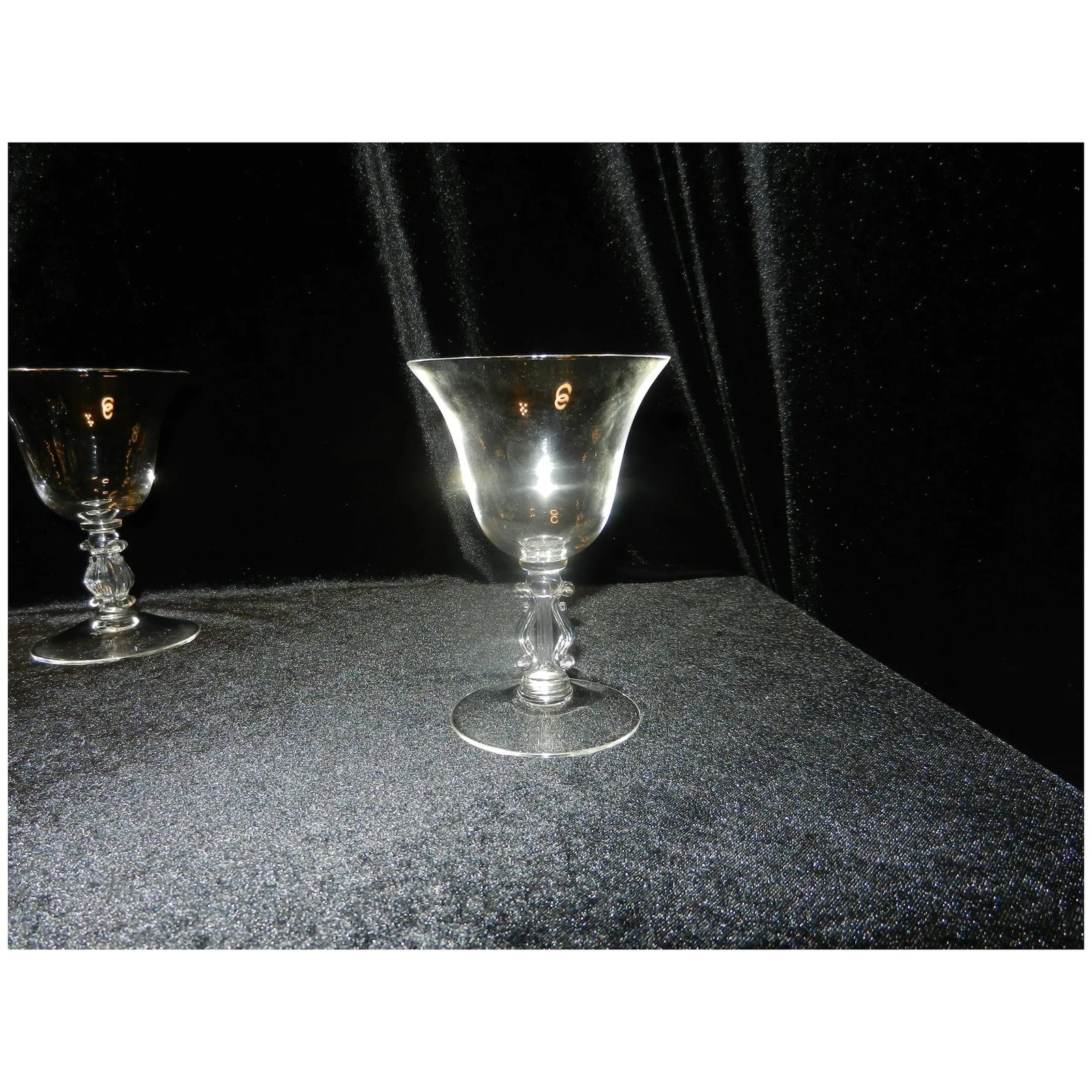 Vintage Stradivari/Regency Oyster/Fruit Cocktail Stems - 7