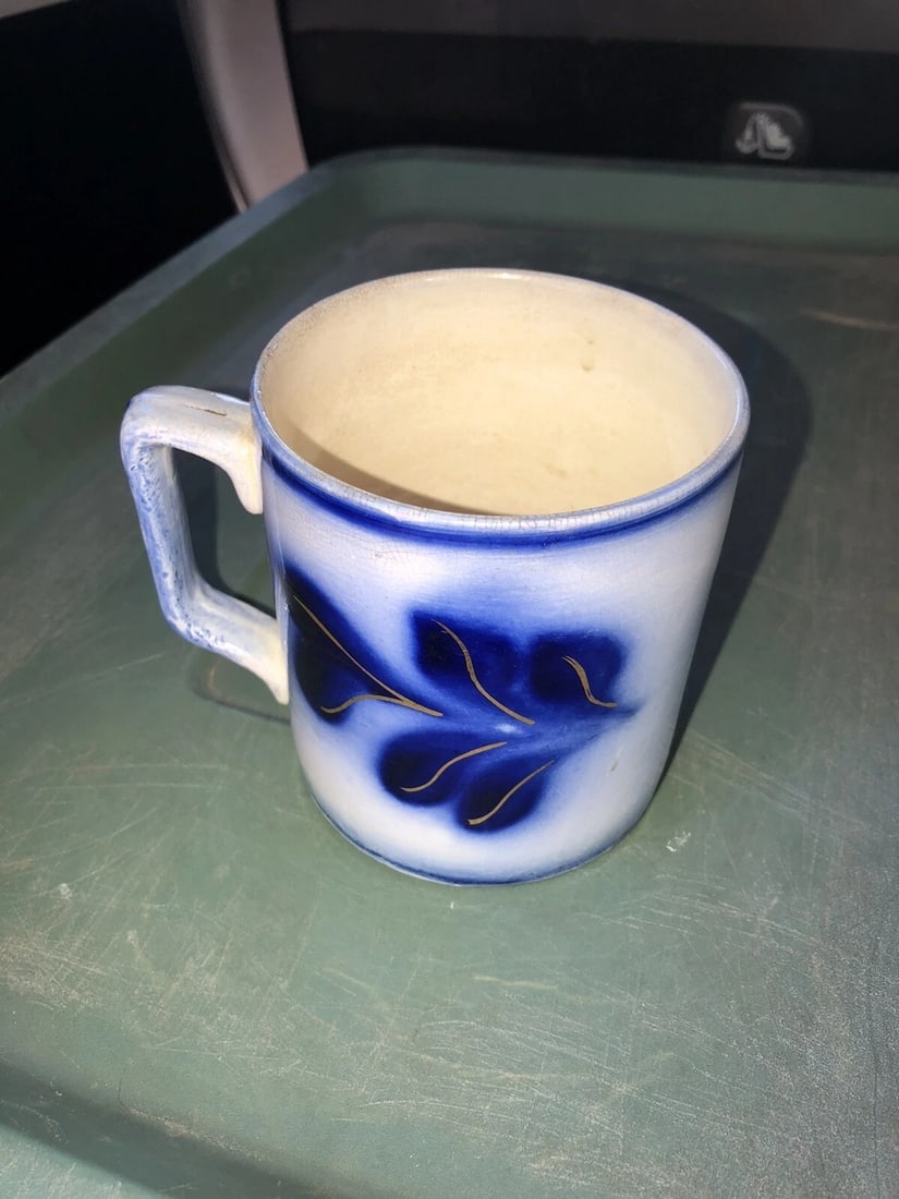 flow blue brushstroke mug - 2
