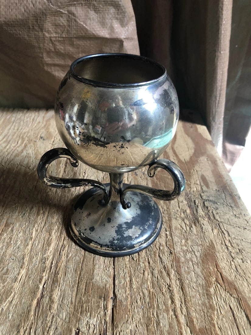 1914 6 3/4” st marys school lynn ma loving cup trophy - 4