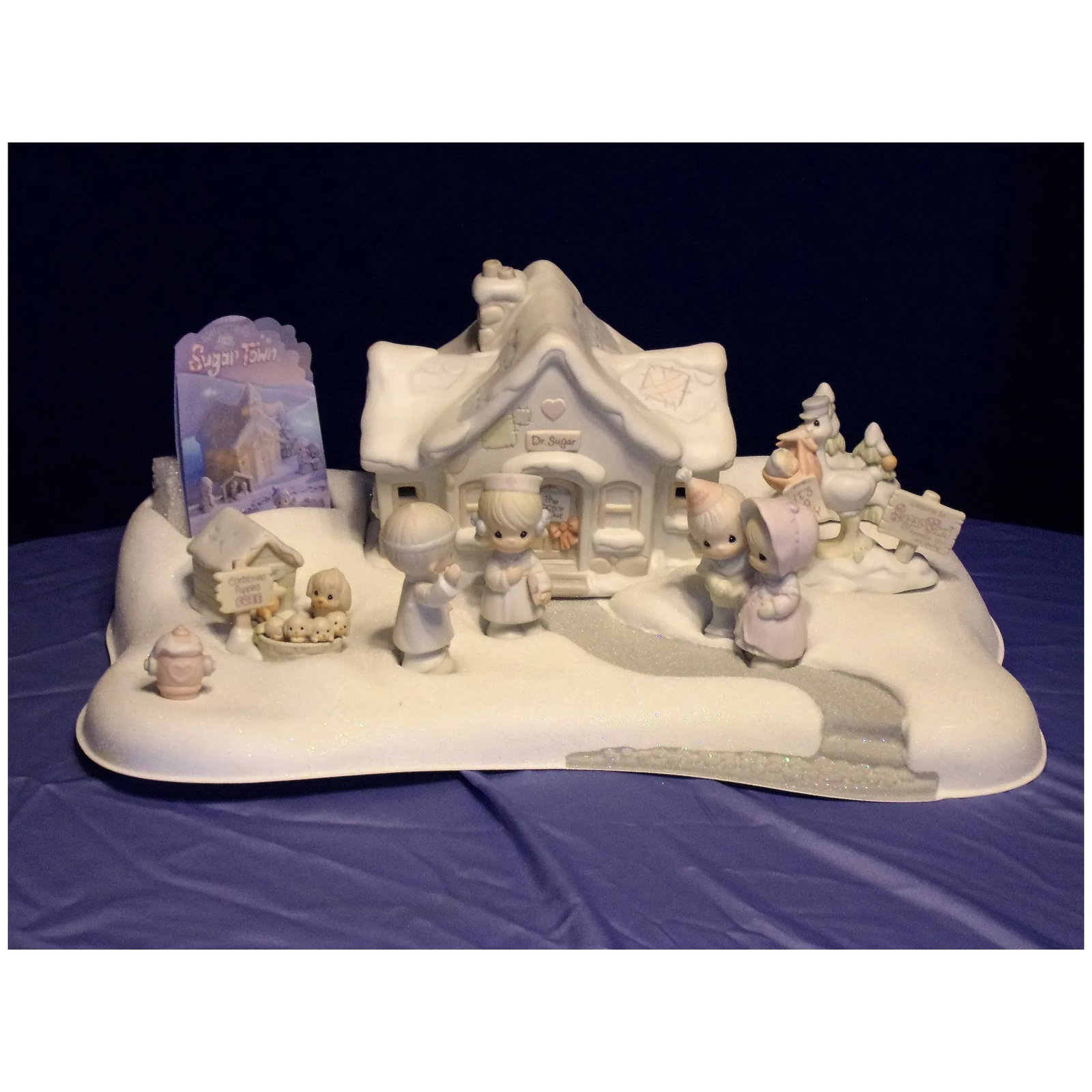 Sugar Town Doctor's Office Night Light Complete Set 529281 Retired - 2