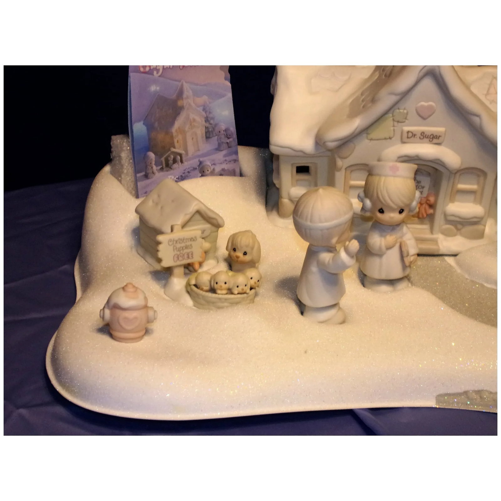 Sugar Town Doctor's Office Night Light Complete Set 529281 Retired - 3