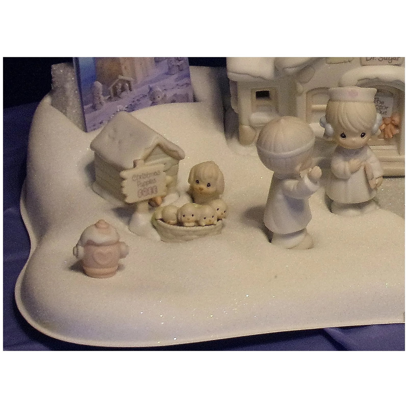 Sugar Town Doctor's Office Night Light Complete Set 529281 Retired - 5