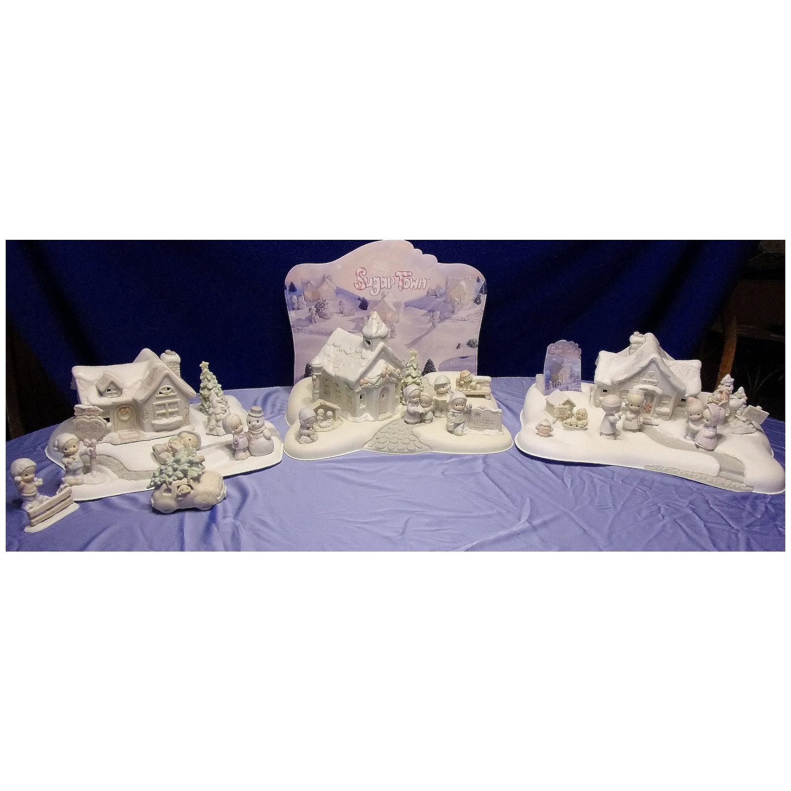 Sugar Town Doctor's Office Night Light Complete Set 529281 Retired - 6