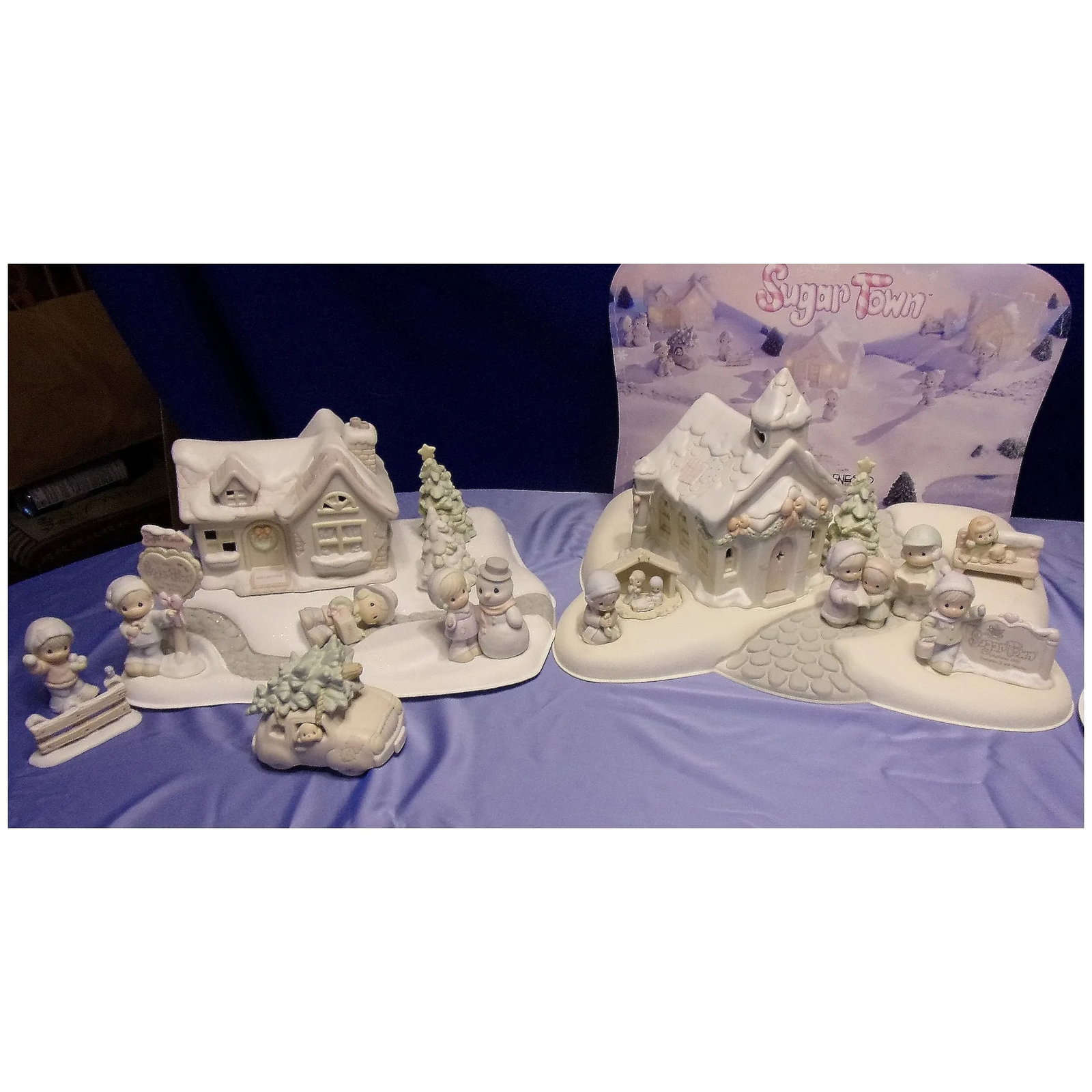 Sugar Town Doctor's Office Night Light Complete Set 529281 Retired - 8