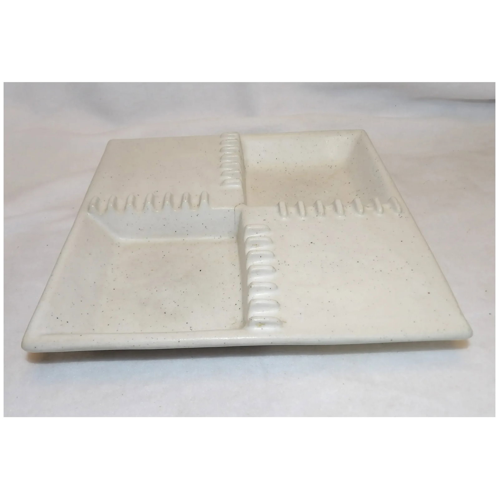 Glidden Pottery Safex Square Ashtray - 3