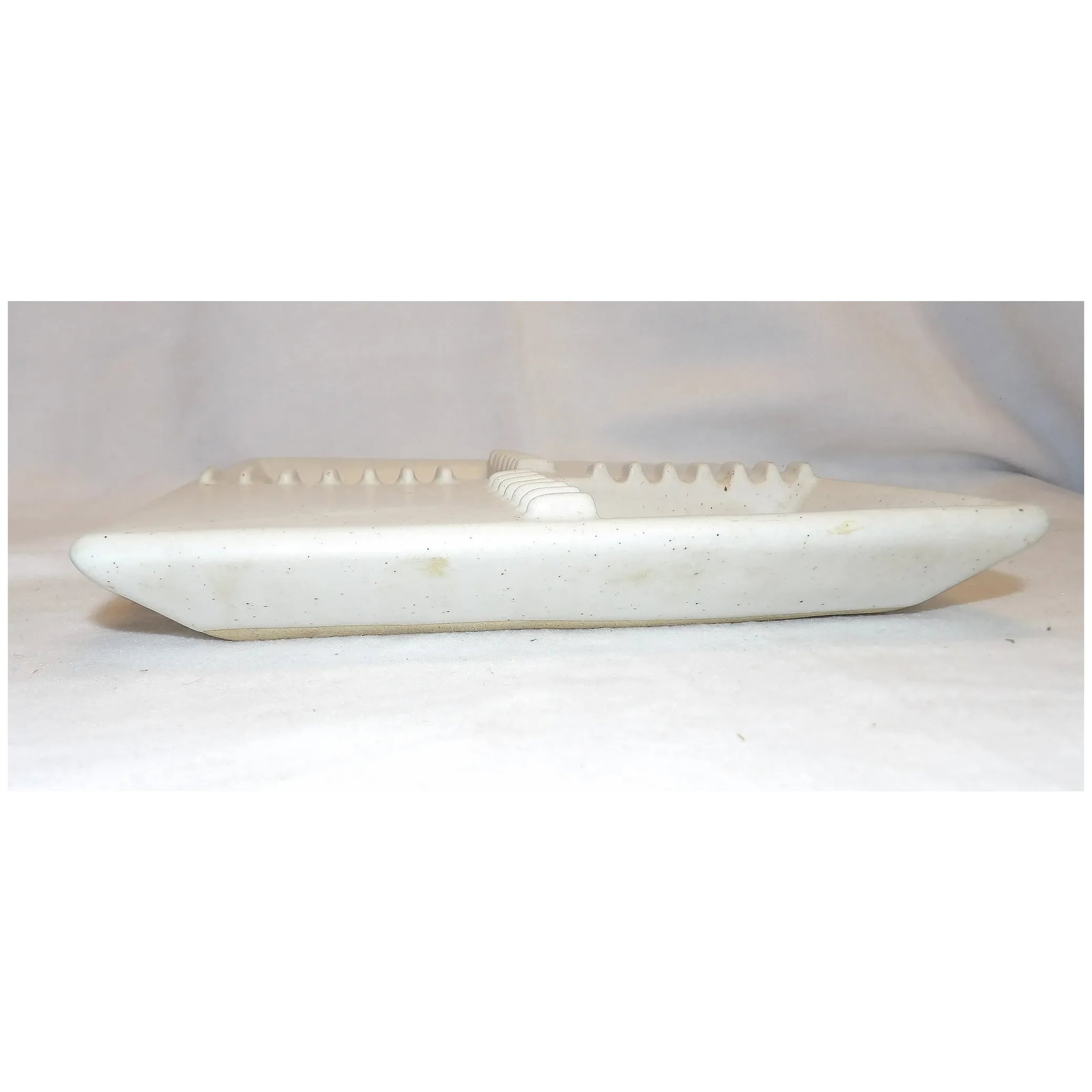 Glidden Pottery Safex Square Ashtray - 6