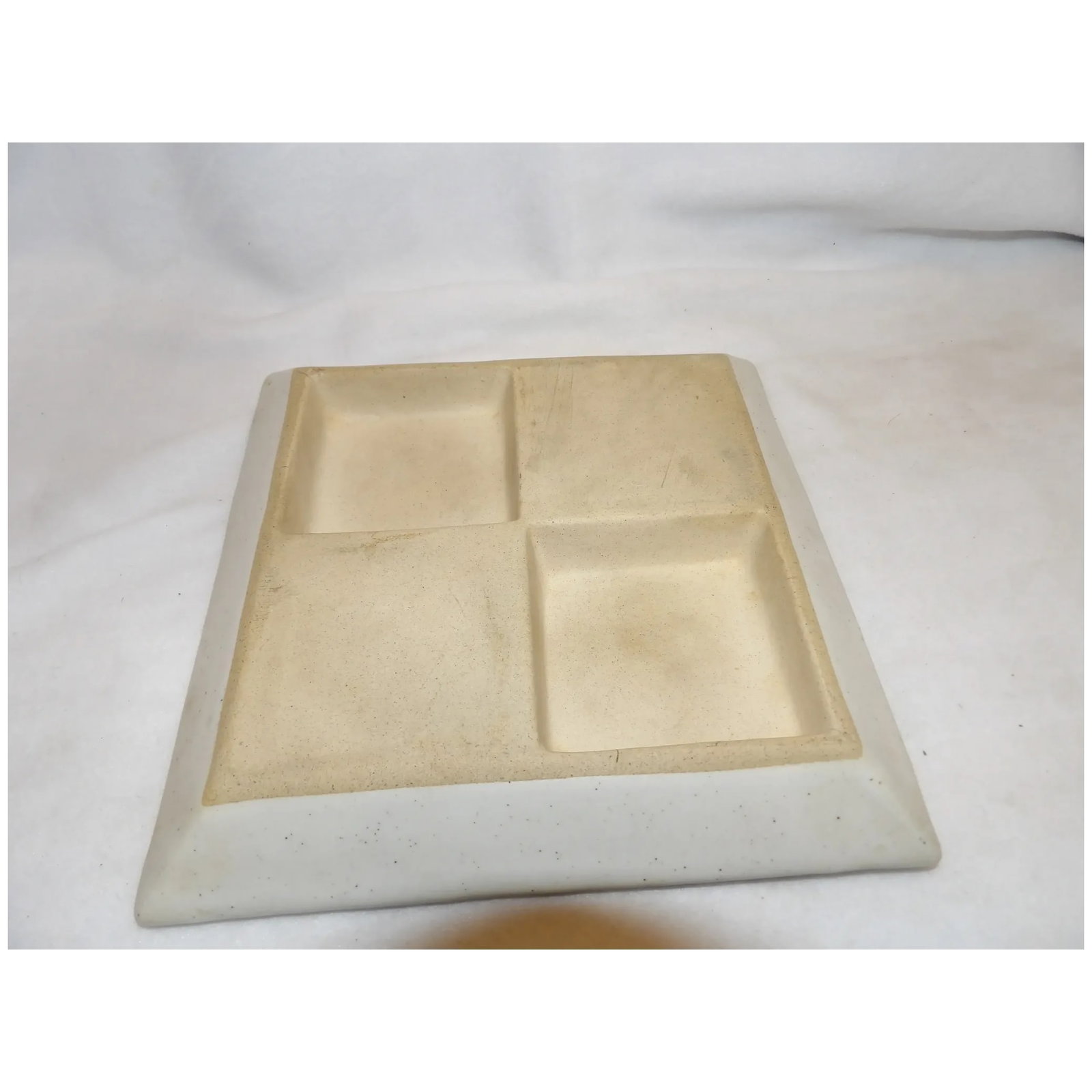 Glidden Pottery Safex Square Ashtray - 7