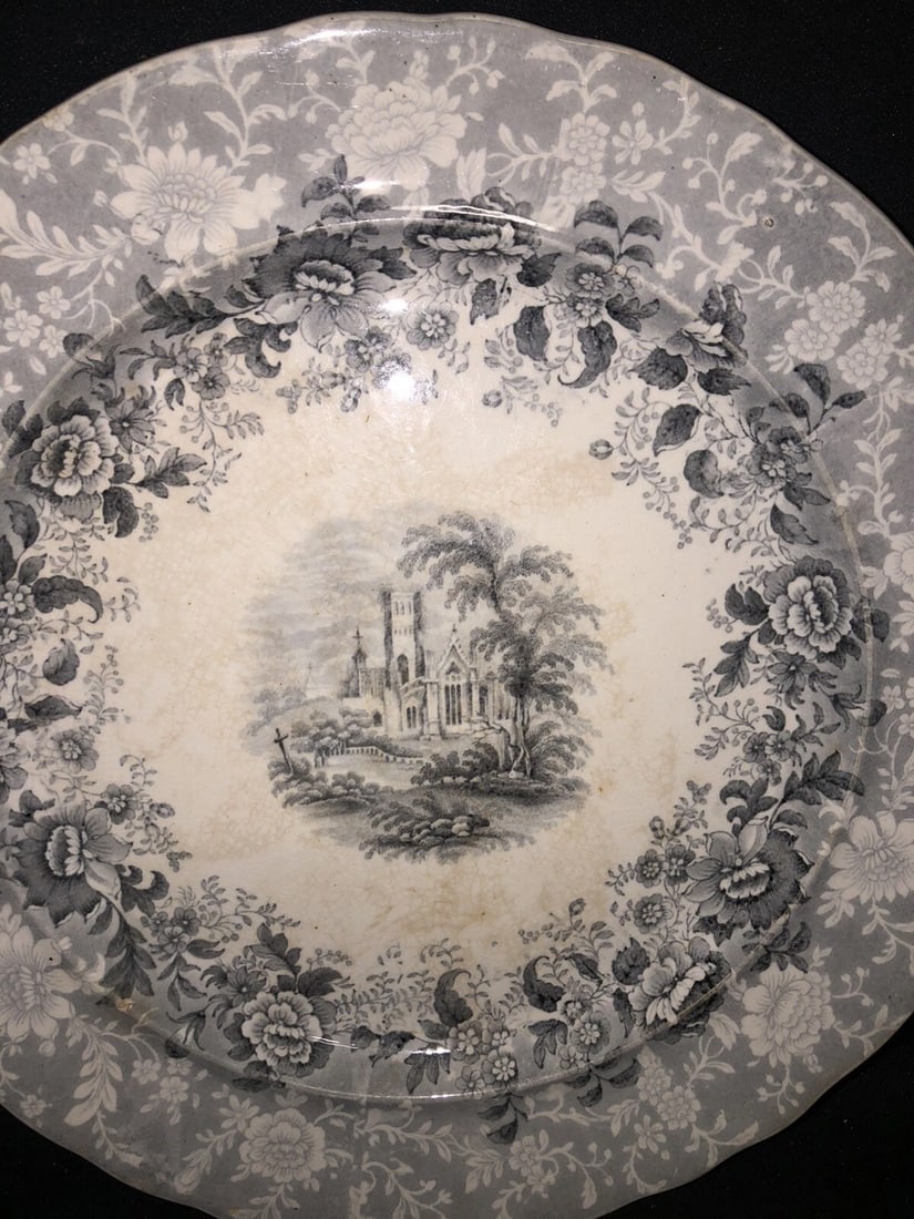 13” staffordshire 2 color charger - 2