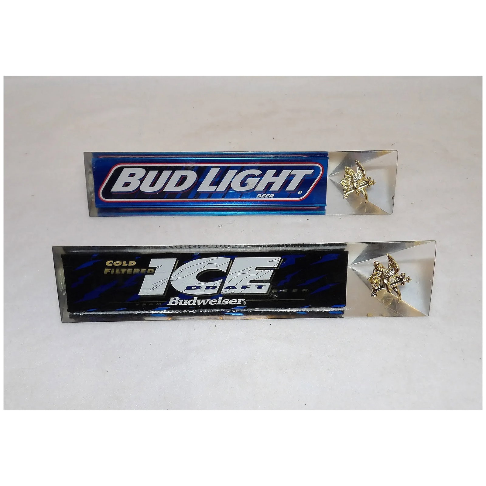 Budweiser Triangular Tap Beer Handles - 2
