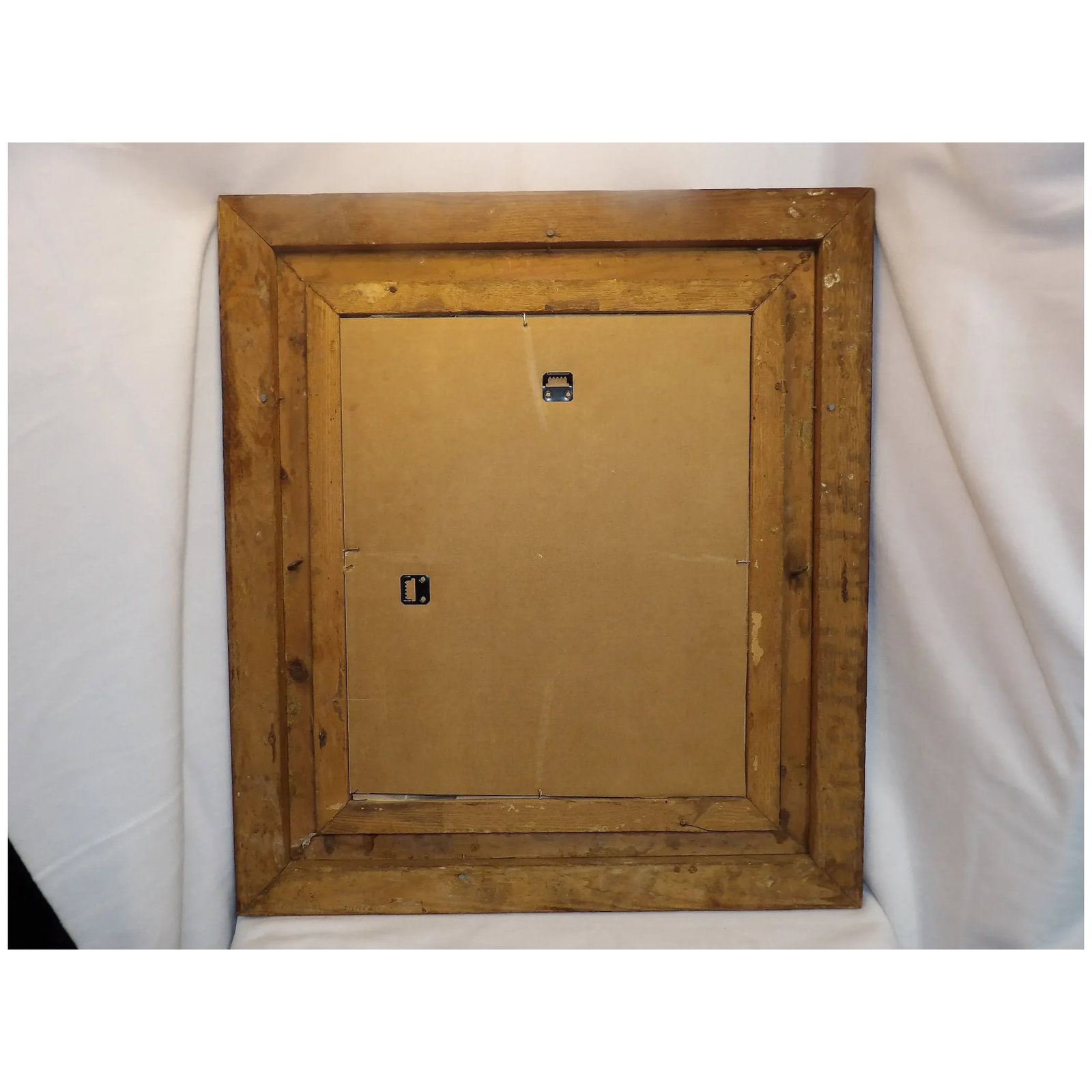 Antique Charcoal Pictures and Antique 3 Piece Oak Frame - 4