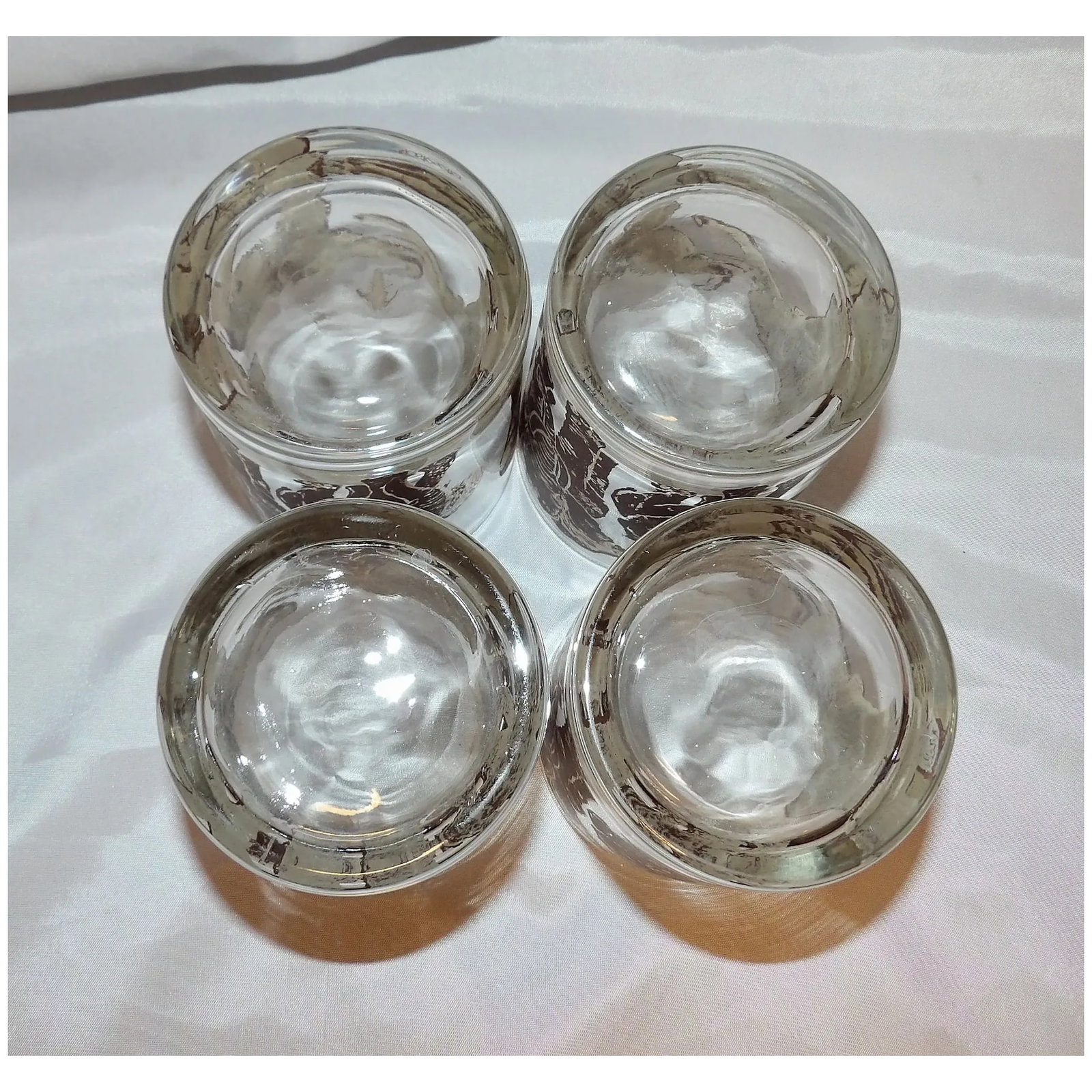 Vintage Tastesetter ELEPHANTS Safari Double Old Fashioned Cocktail Glasses - 7