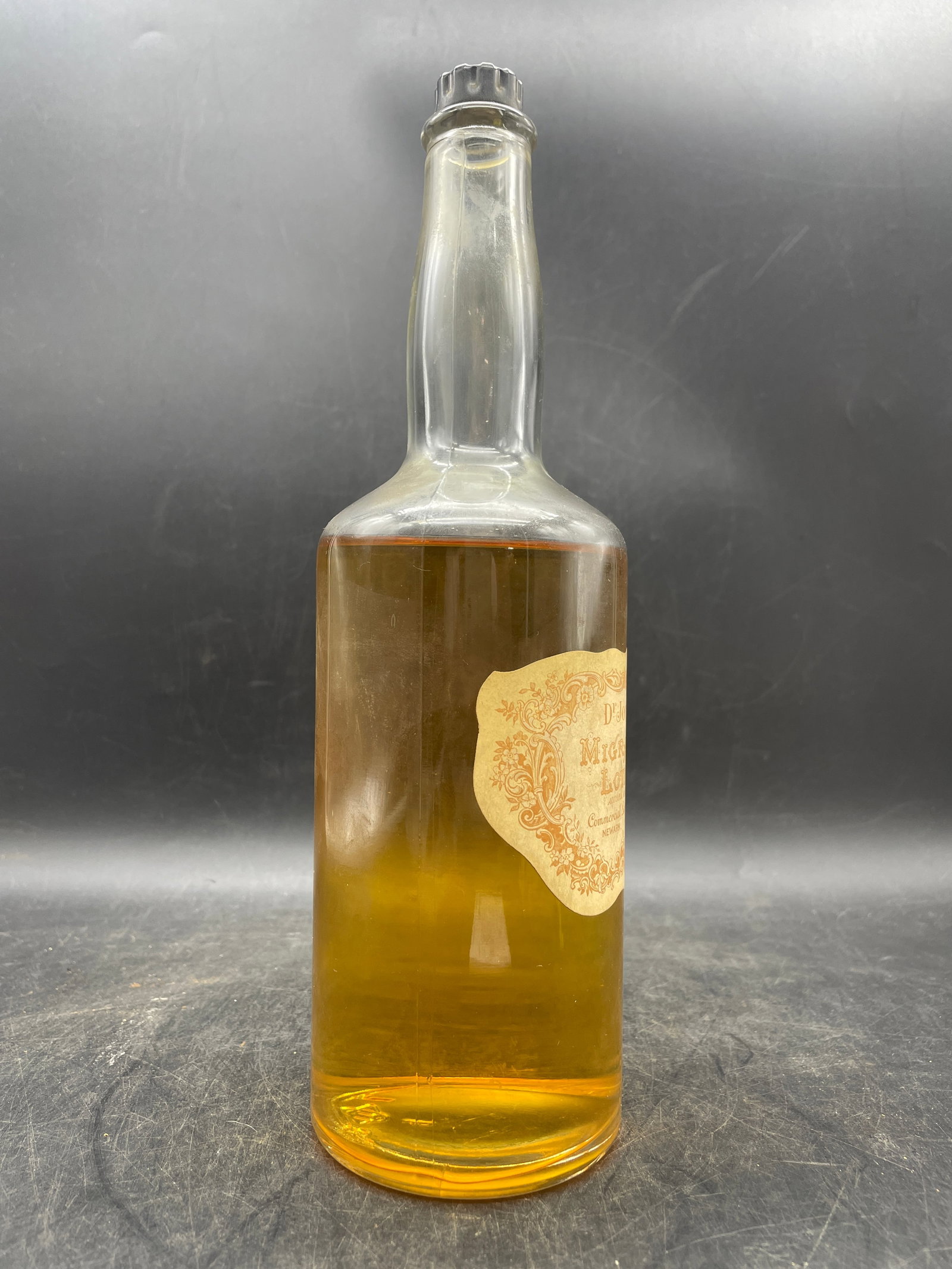 Antique Medical Snake Oil Bottle Dr Jones Migraine Lotion - 6