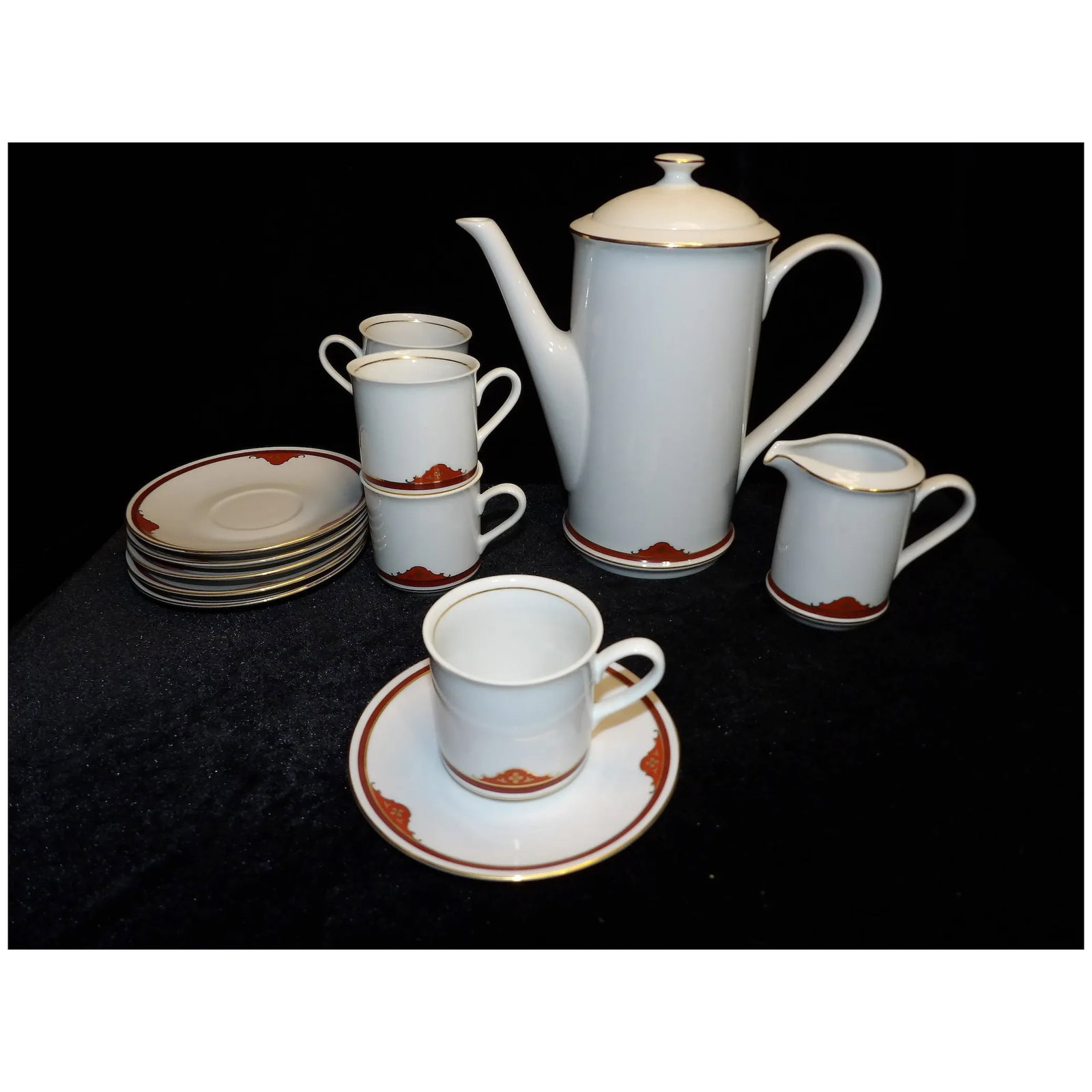 Vintage Sabina Loucky Czechoslovakia Tea Set - 2