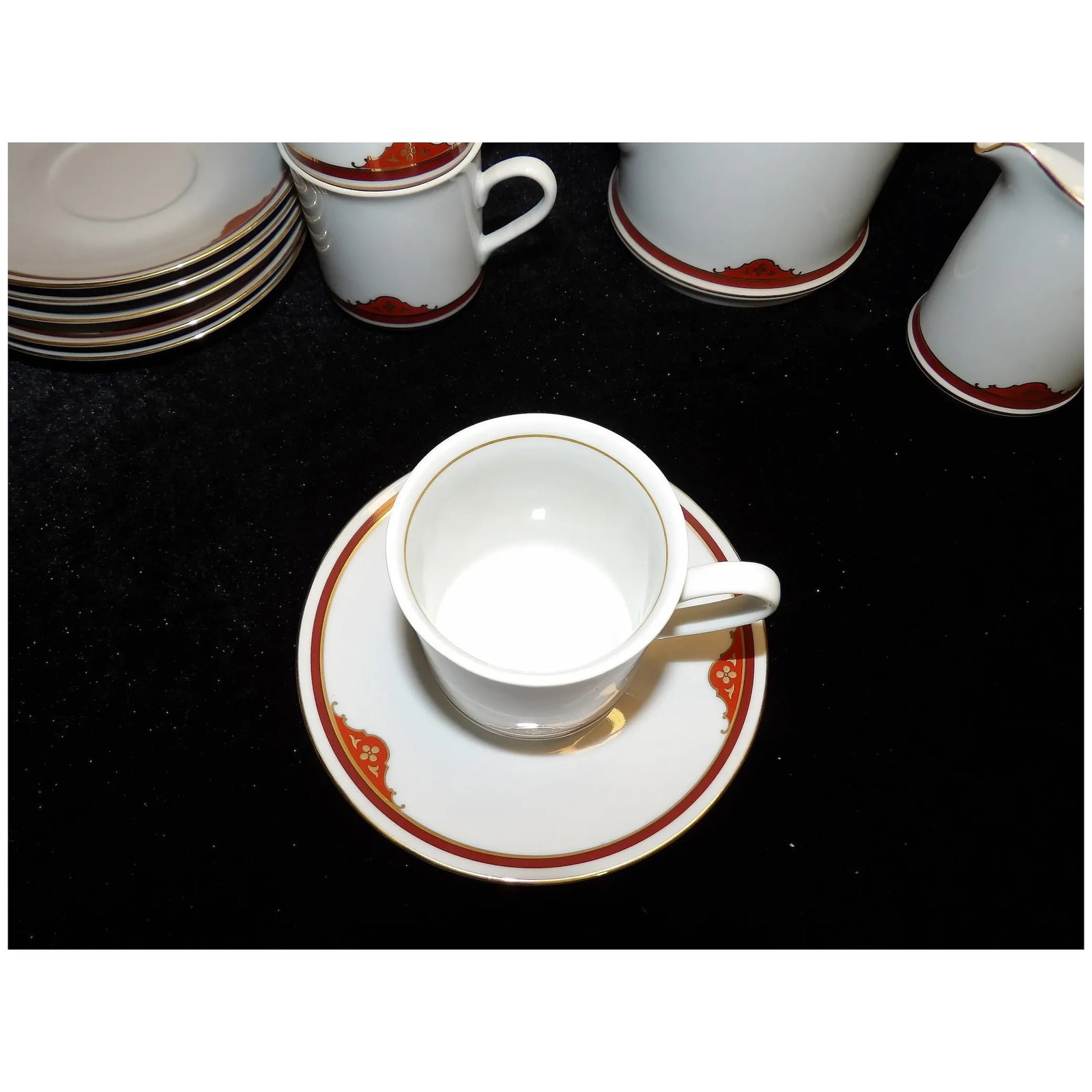 Vintage Sabina Loucky Czechoslovakia Tea Set - 3