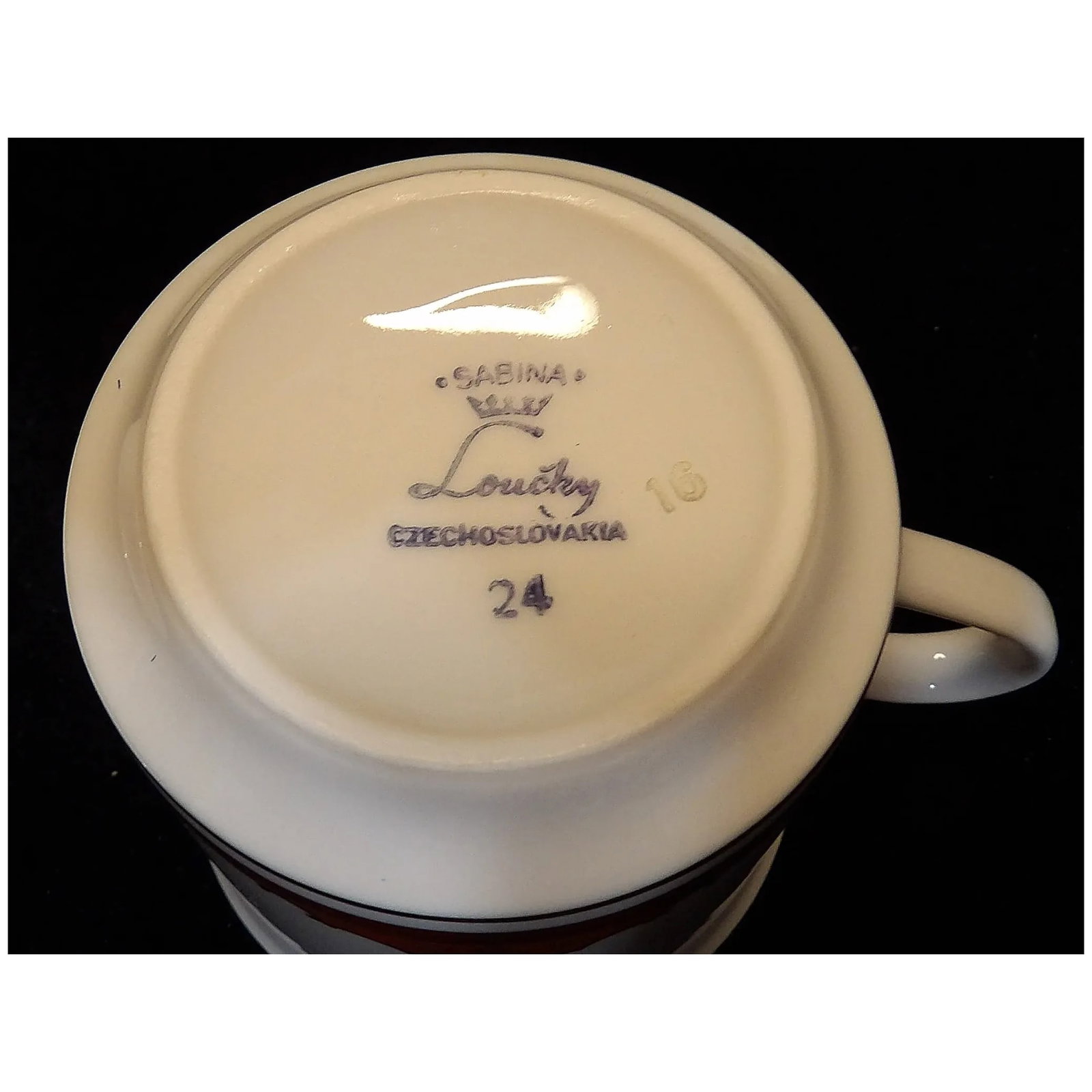 Vintage Sabina Loucky Czechoslovakia Tea Set - 5