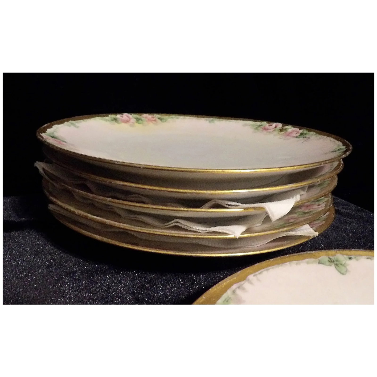 Antique J & C Bavaria Luncheon and Dessert Plates Jaeger & Co - 4