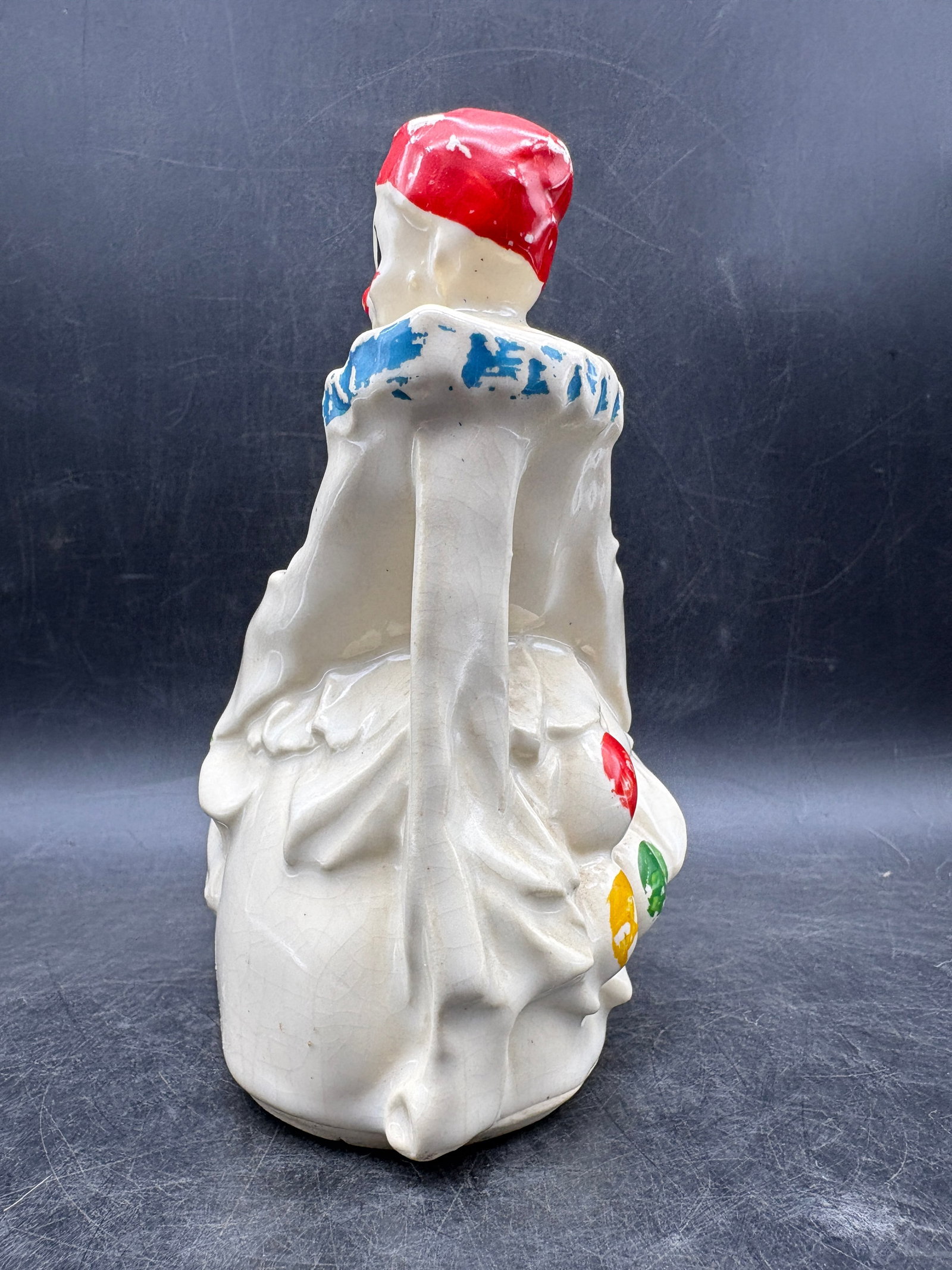 McCoy Clown w/ Pig Planter, Original Cold Paint, Vintage 1951 - 3