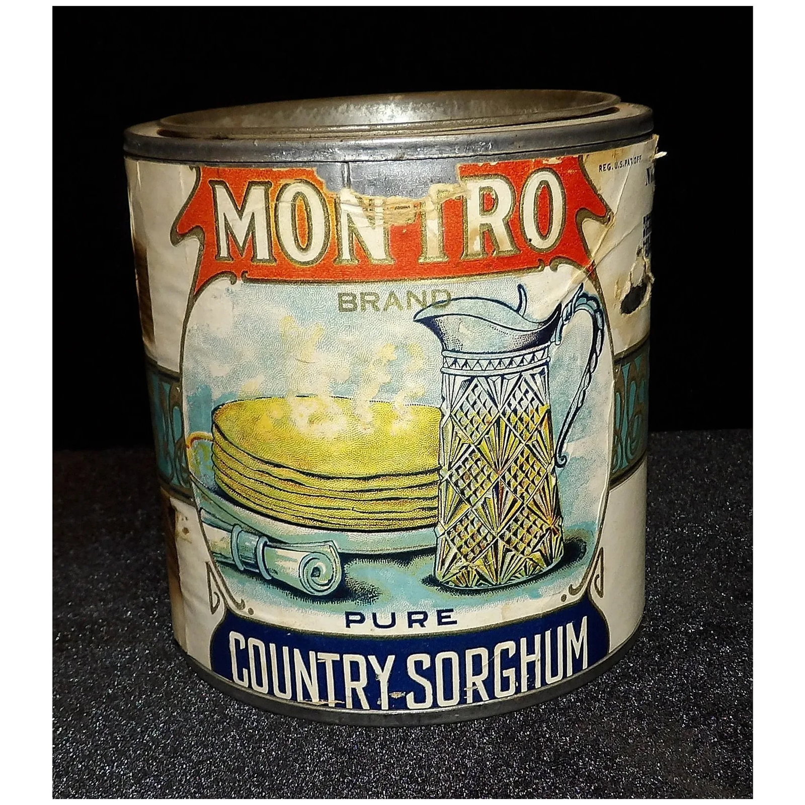 Guymon-Petro Mercantile Co. Montro Brand Country Sorghum Tin - 3