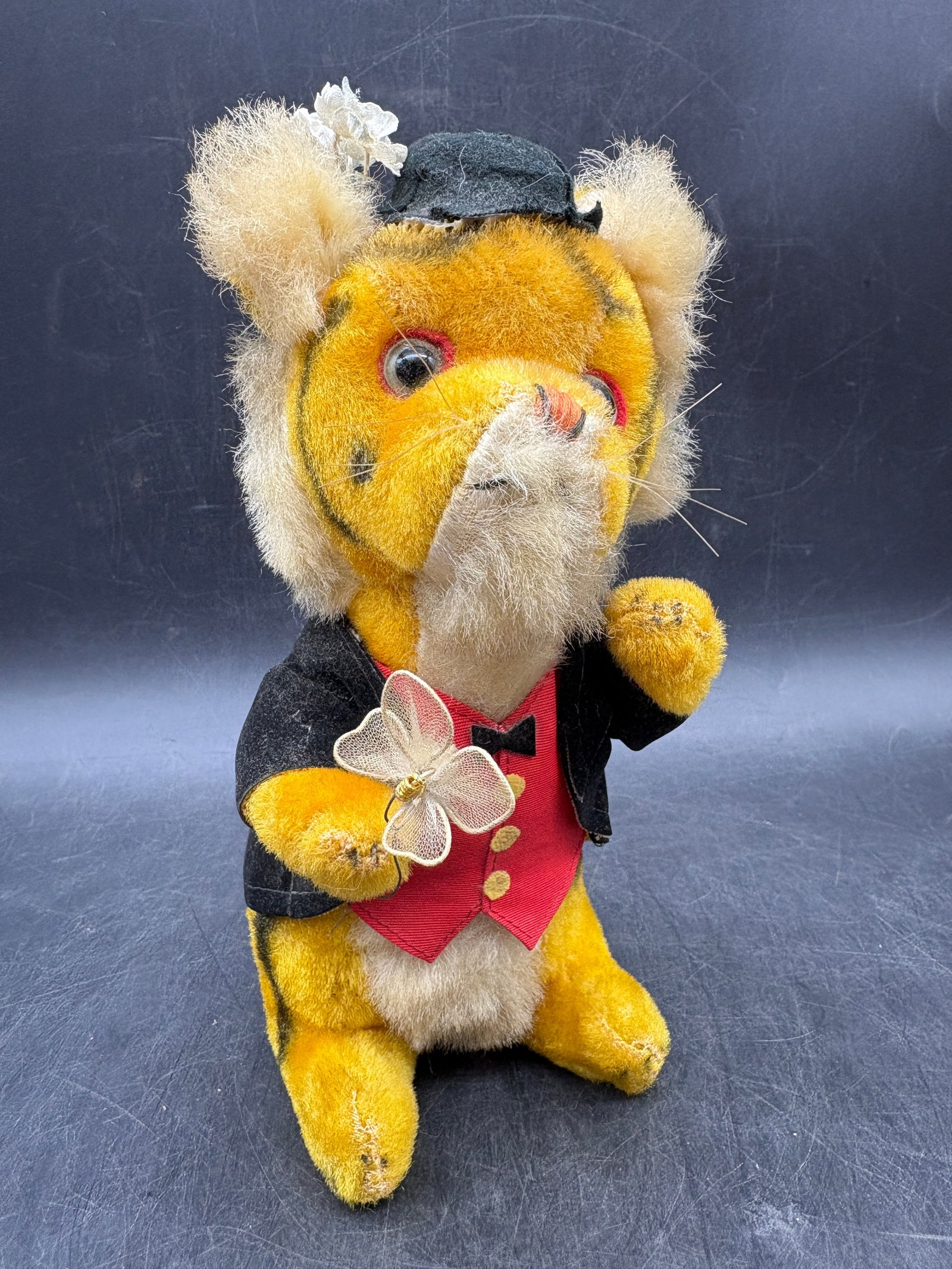 Vintage 1950's Gunderful Creations Tiger Plush Made in Japan Gund - 2