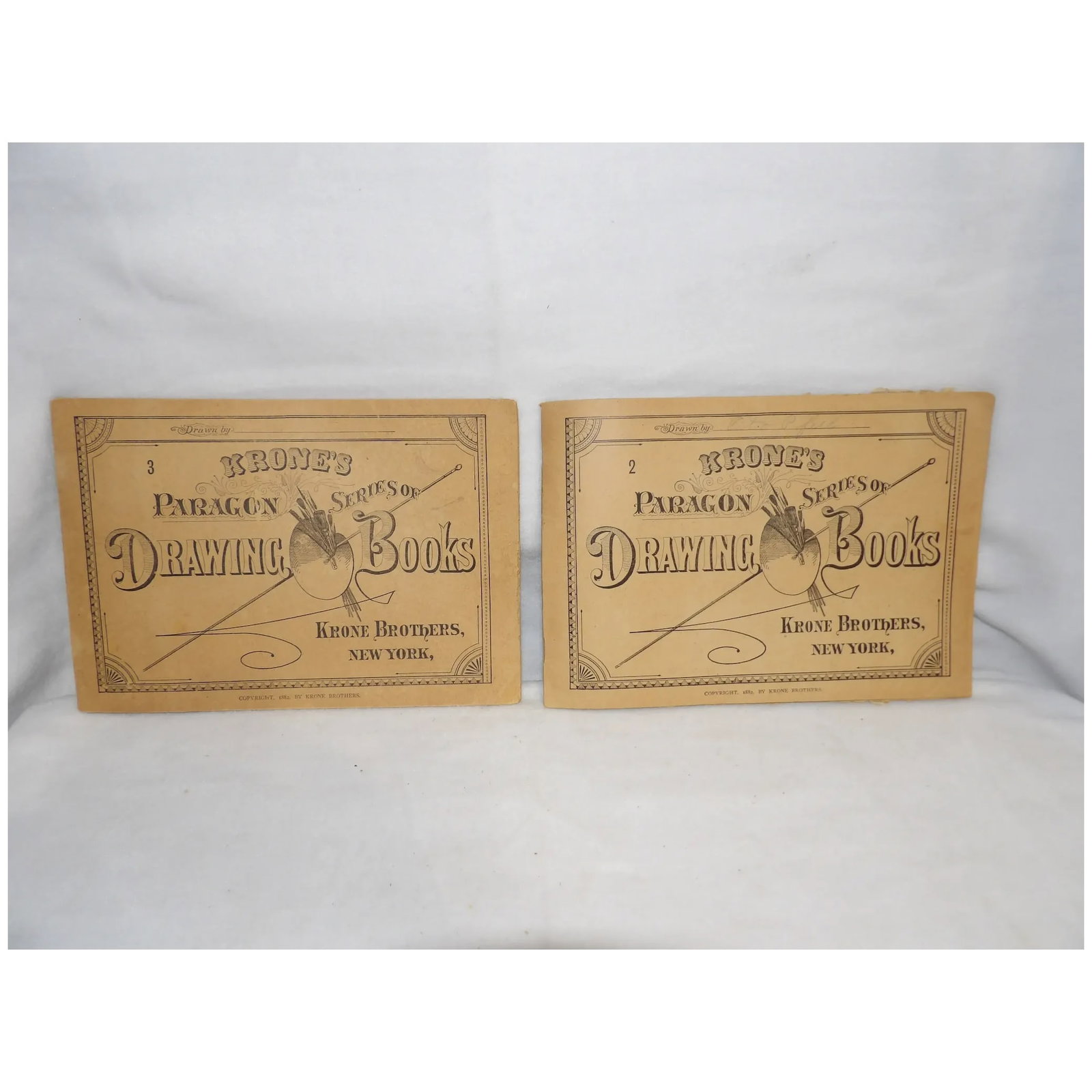 Antique Krone's Paragon Series of Drawing Books - 2