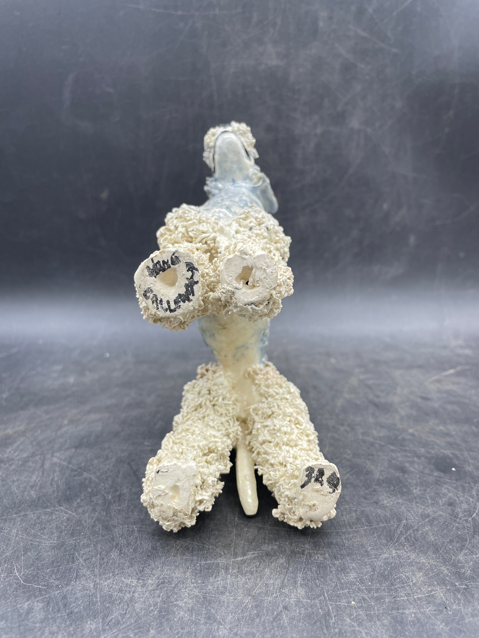 RARE JANE CALLENDER BLUE BEDLINGTON TERRIER FIGURINE - 7