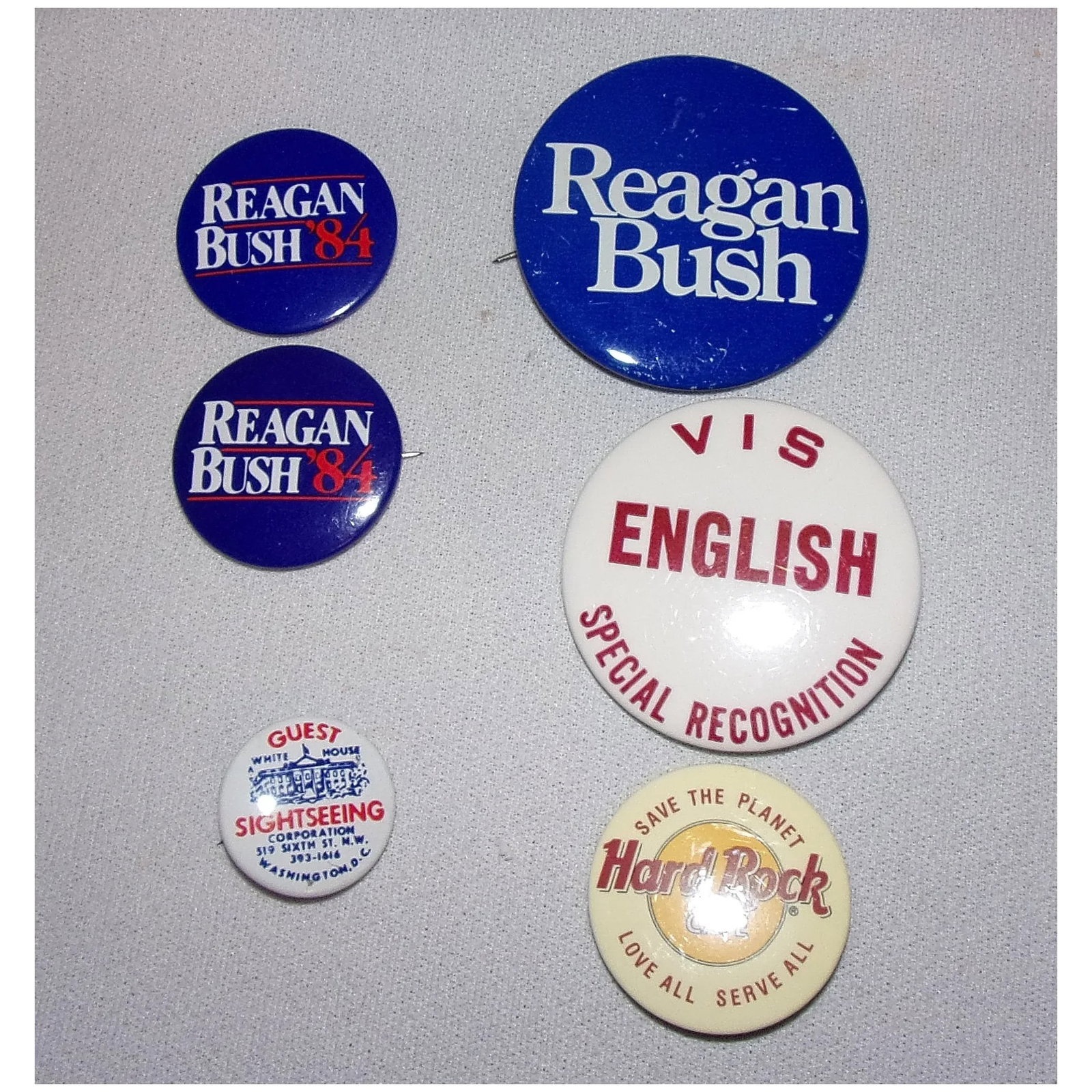 Vintage Political Buttons and Others - 3