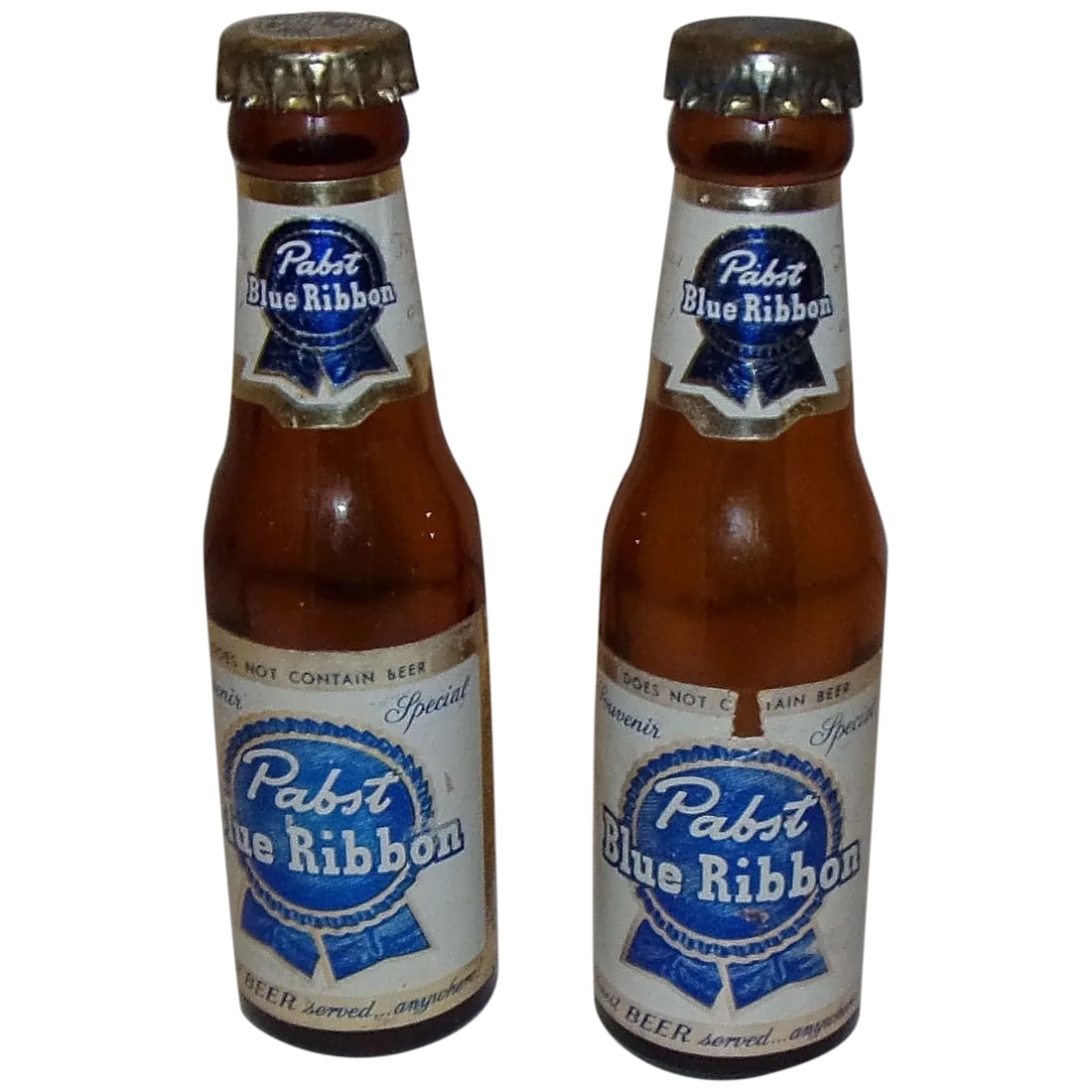 Vintage Pabst Blue Ribbon Miniature Beer Bottle by Bills Milwaukee (1 of 8)