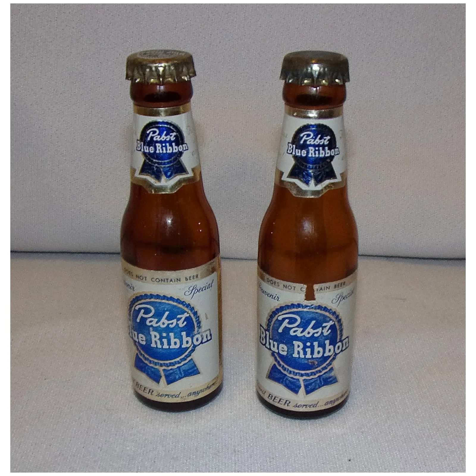Vintage Pabst Blue Ribbon Miniature Beer Bottle by Bills Milwaukee - 2
