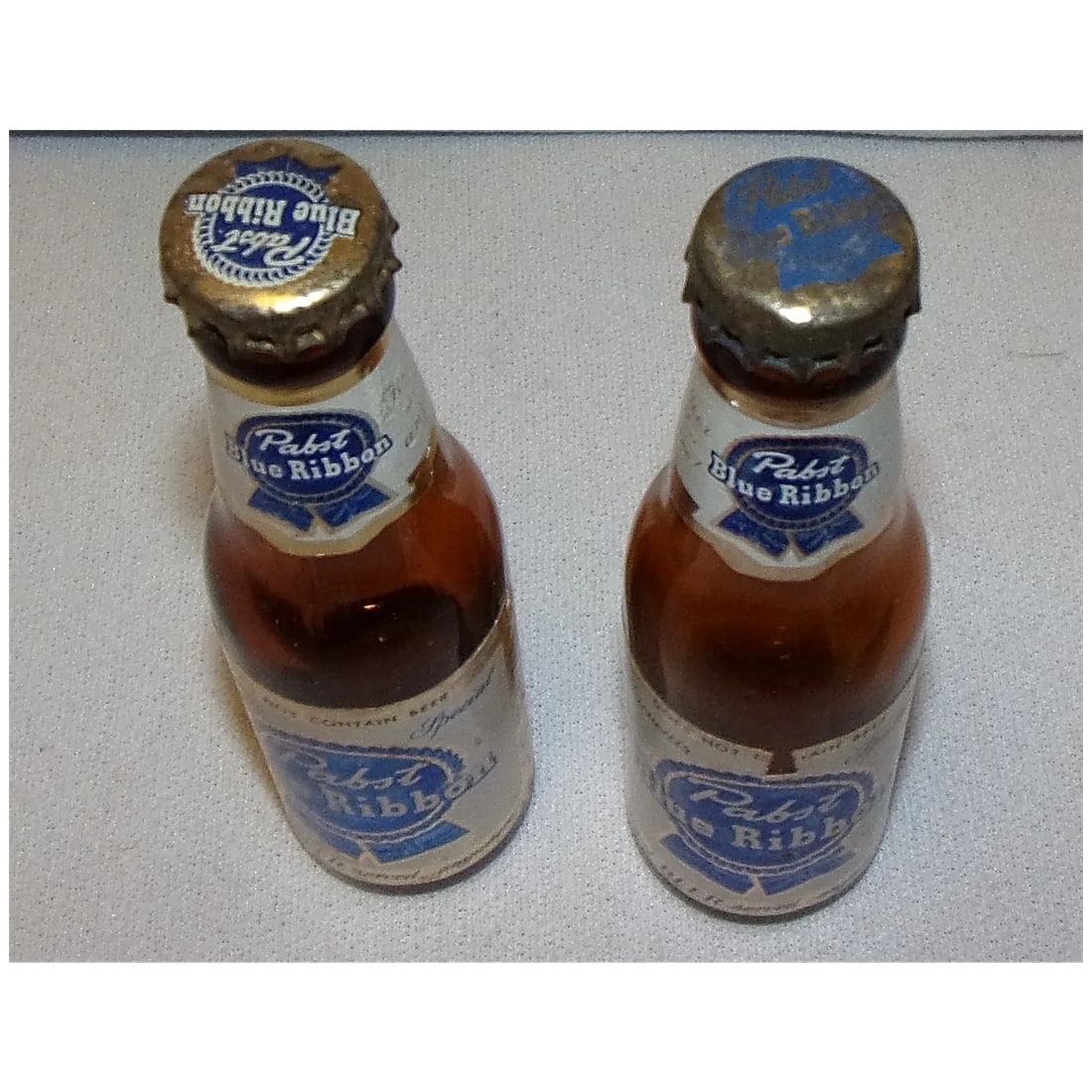 Vintage Pabst Blue Ribbon Miniature Beer Bottle by Bills Milwaukee - 3
