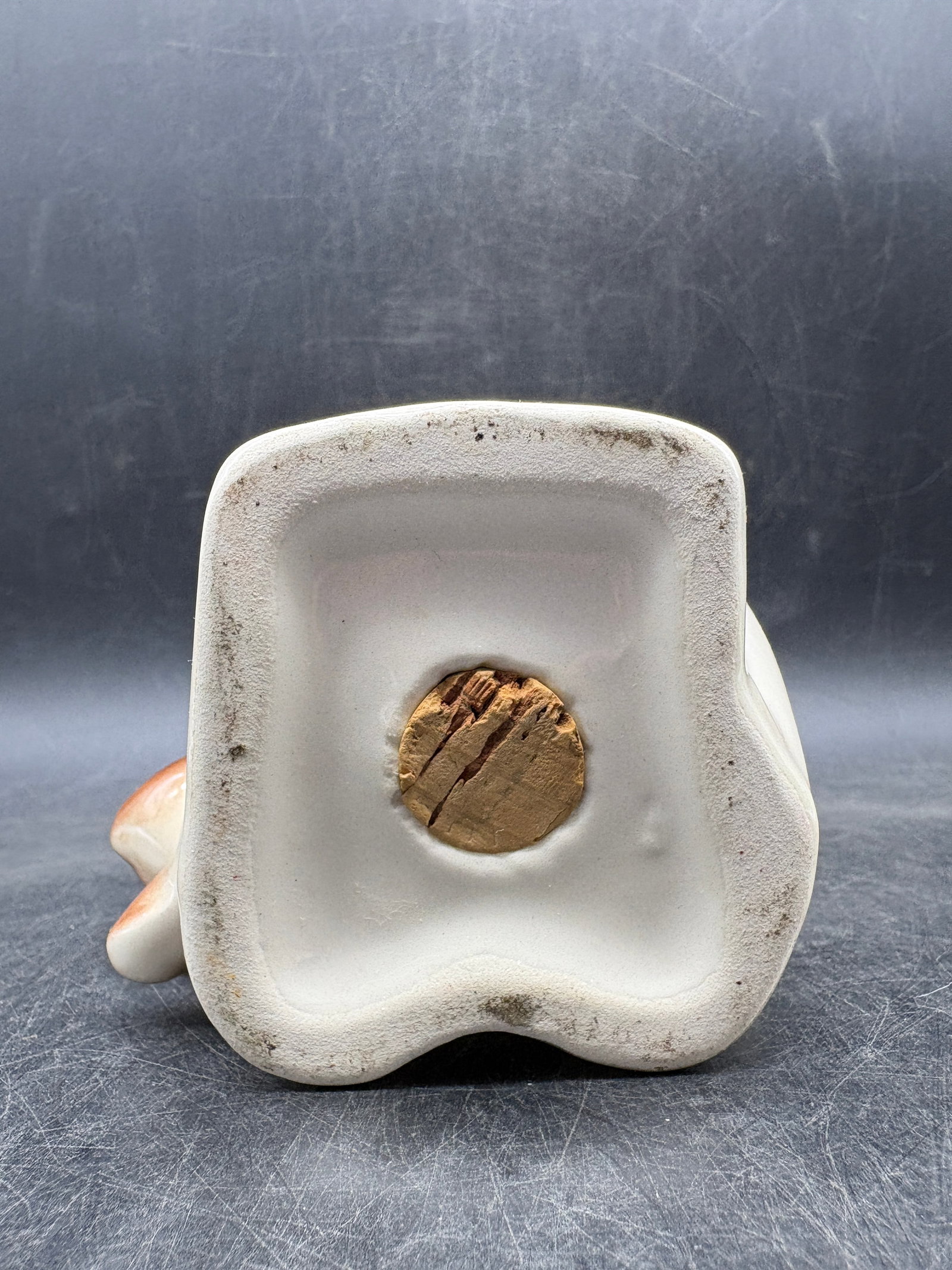 Vintage Mid-Century Japanese Ceramic "Grated Cheese" Clown Shaker or Dispenser, circa 1950s - 6