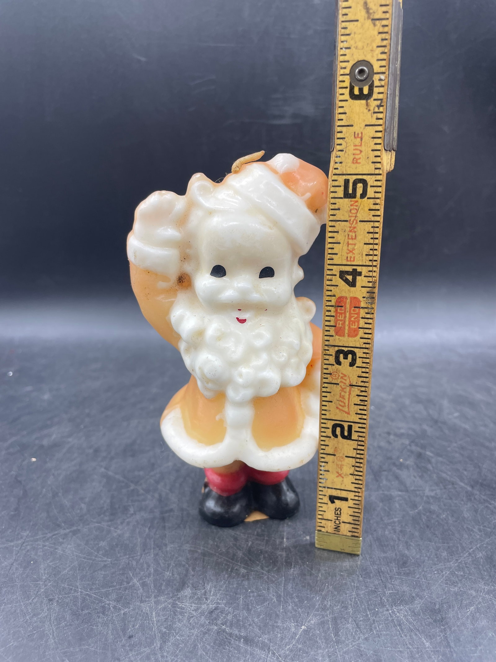 Vintage Gurley Waving Santa Candle - 8