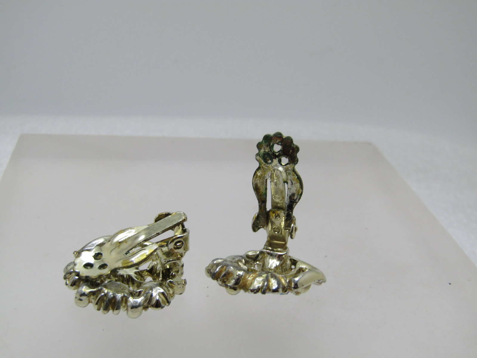 Vintage A.B Rhinestone Necklace, Bracelet Earrings Set, Coro, 1940's-1950's - 7