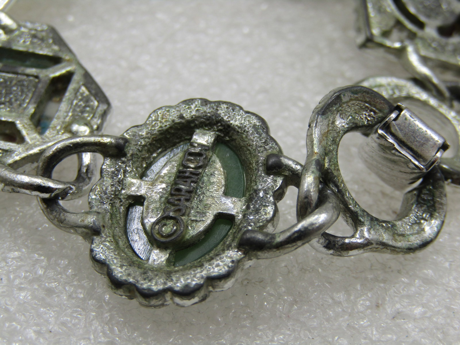 Vintage Mixed Stone Bracelet, Sarah Coventry, 1960's-1970's, 7.5" - 7