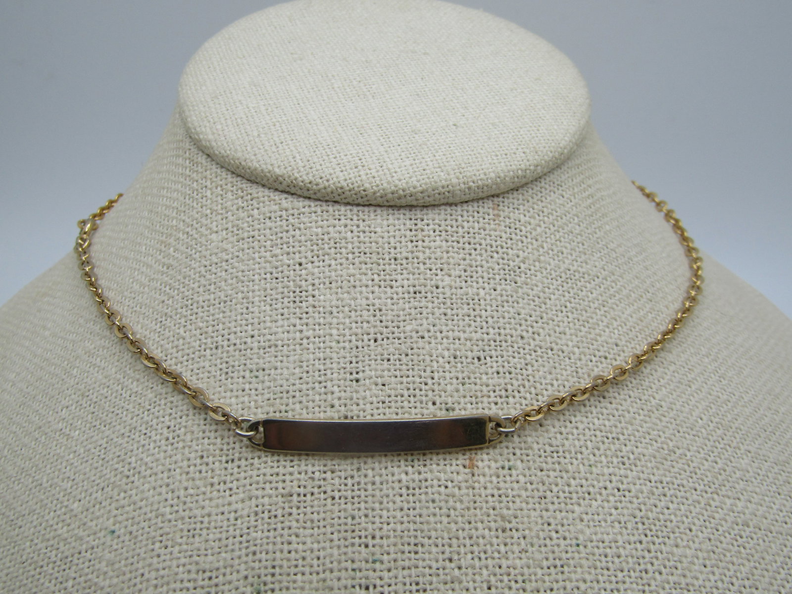 Vintage 10kt GF ID Bracelet, Wrapped Chain, 14", Speidel - 2