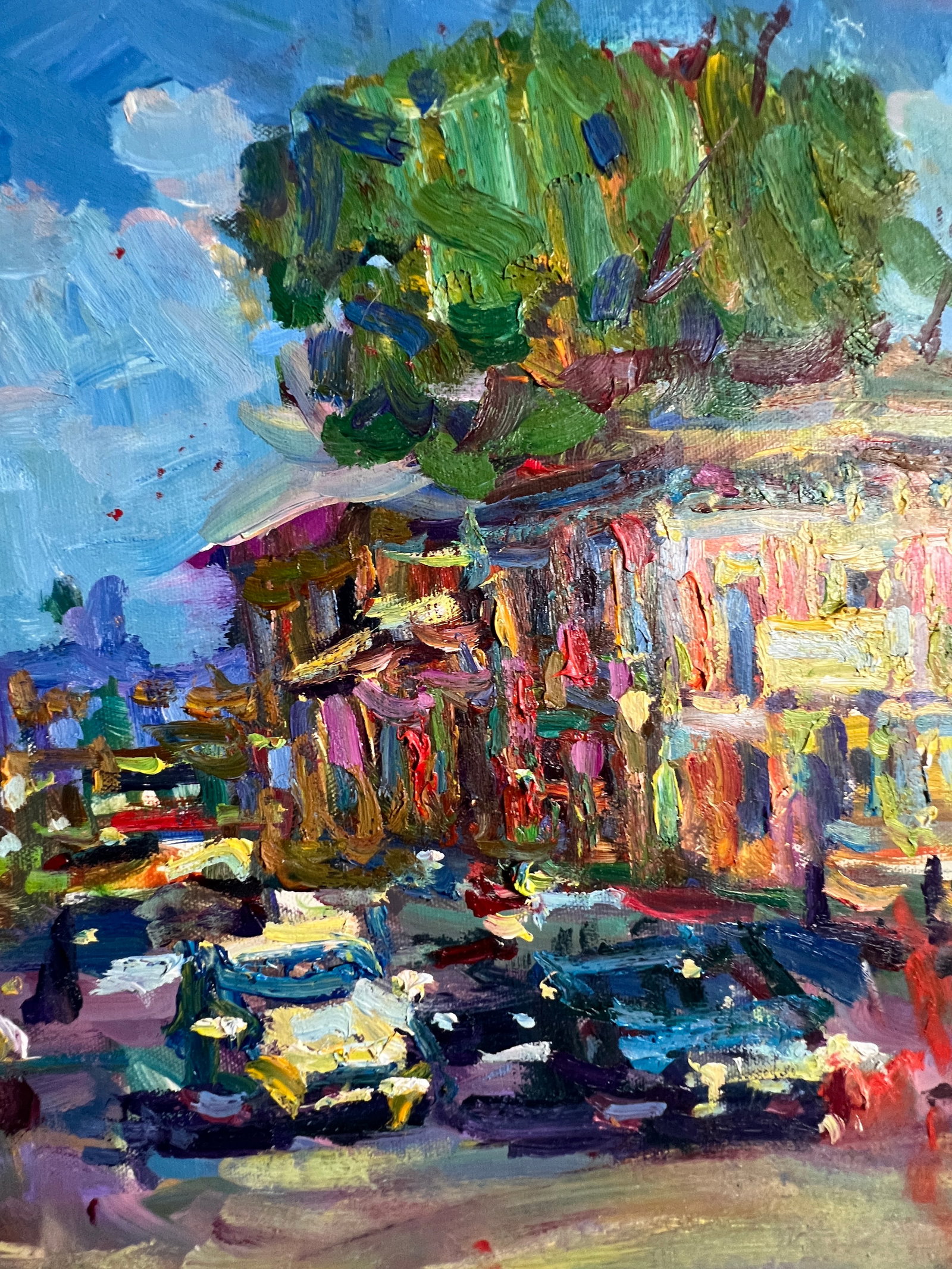 Oil painting urban routine Sergey Ivanovich Animov - 3