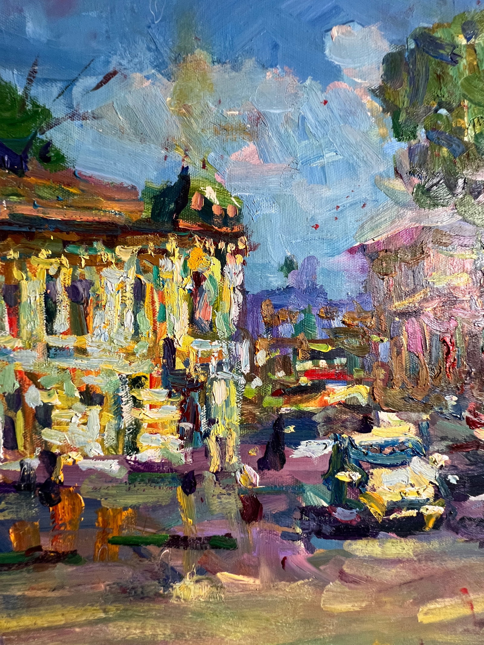 Oil painting urban routine Sergey Ivanovich Animov - 4