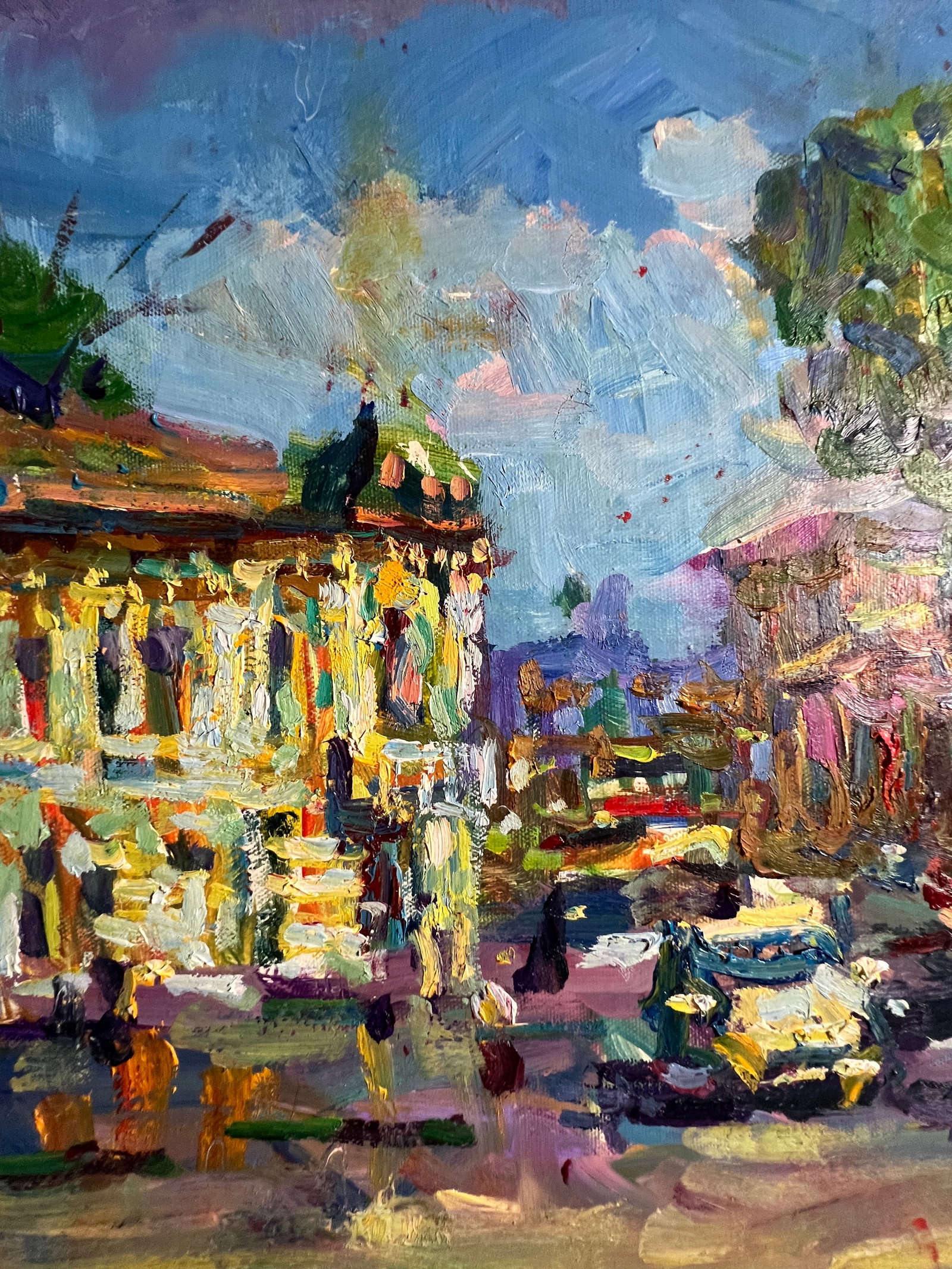 Oil painting urban routine Sergey Ivanovich Animov - 5