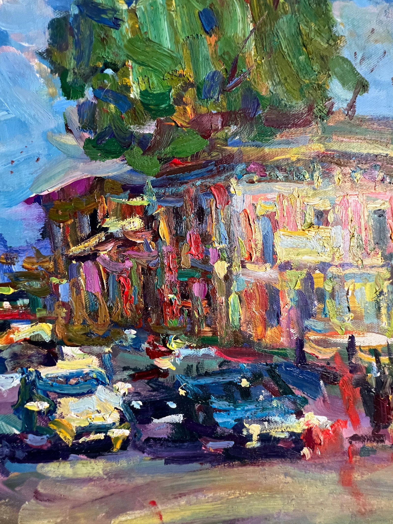 Oil painting urban routine Sergey Ivanovich Animov - 6