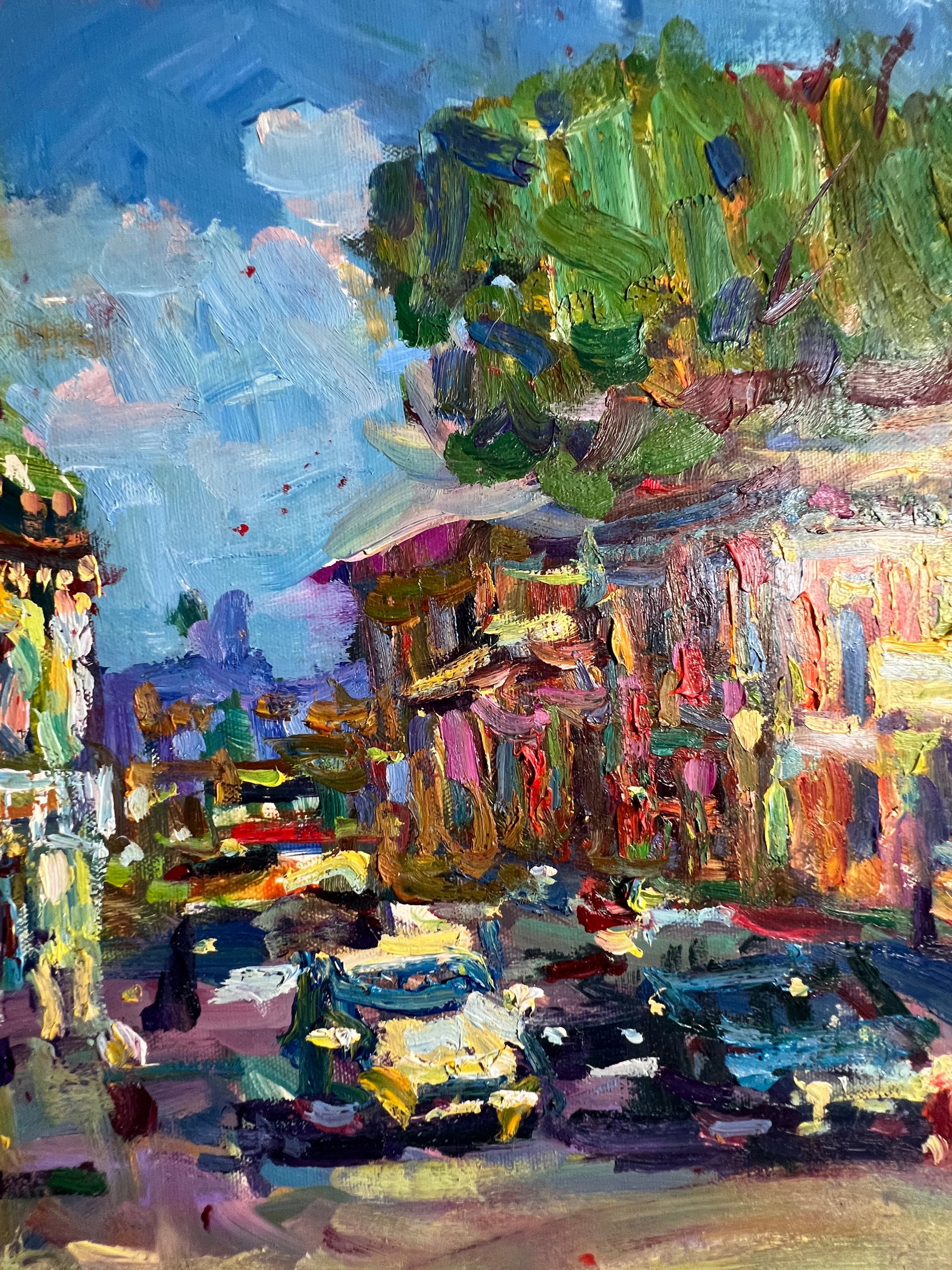 Oil painting urban routine Sergey Ivanovich Animov - 7
