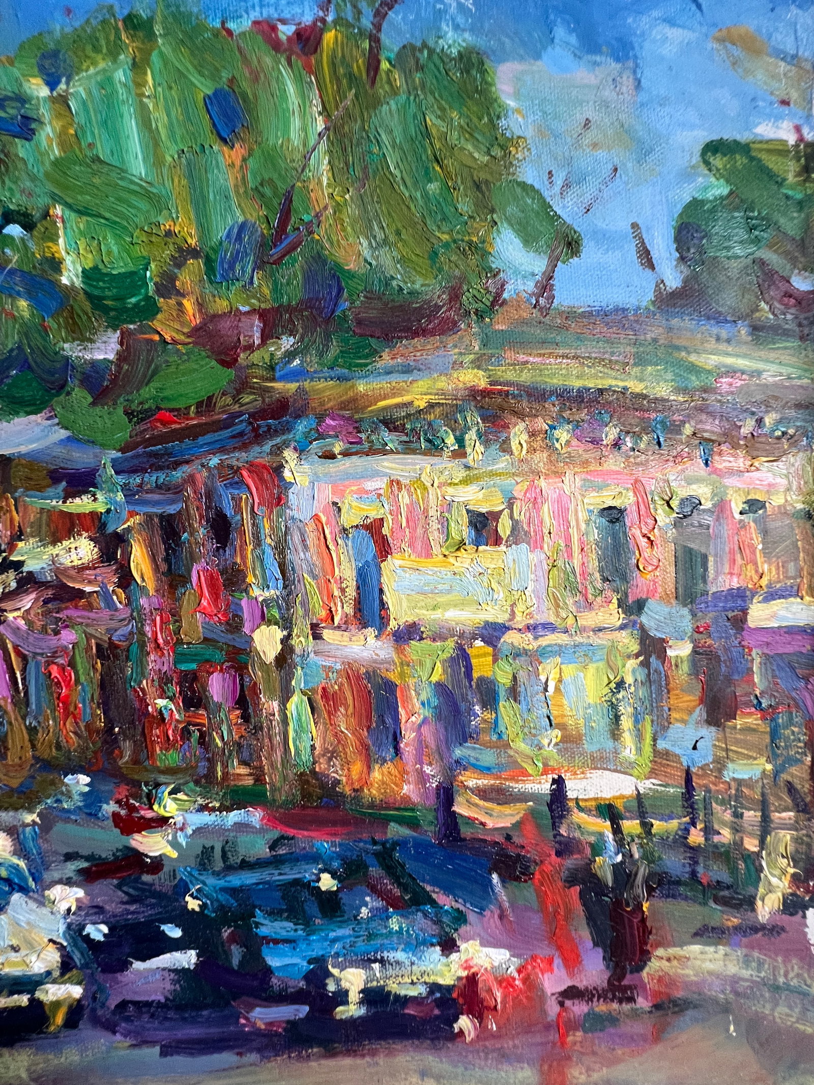 Oil painting urban routine Sergey Ivanovich Animov - 8