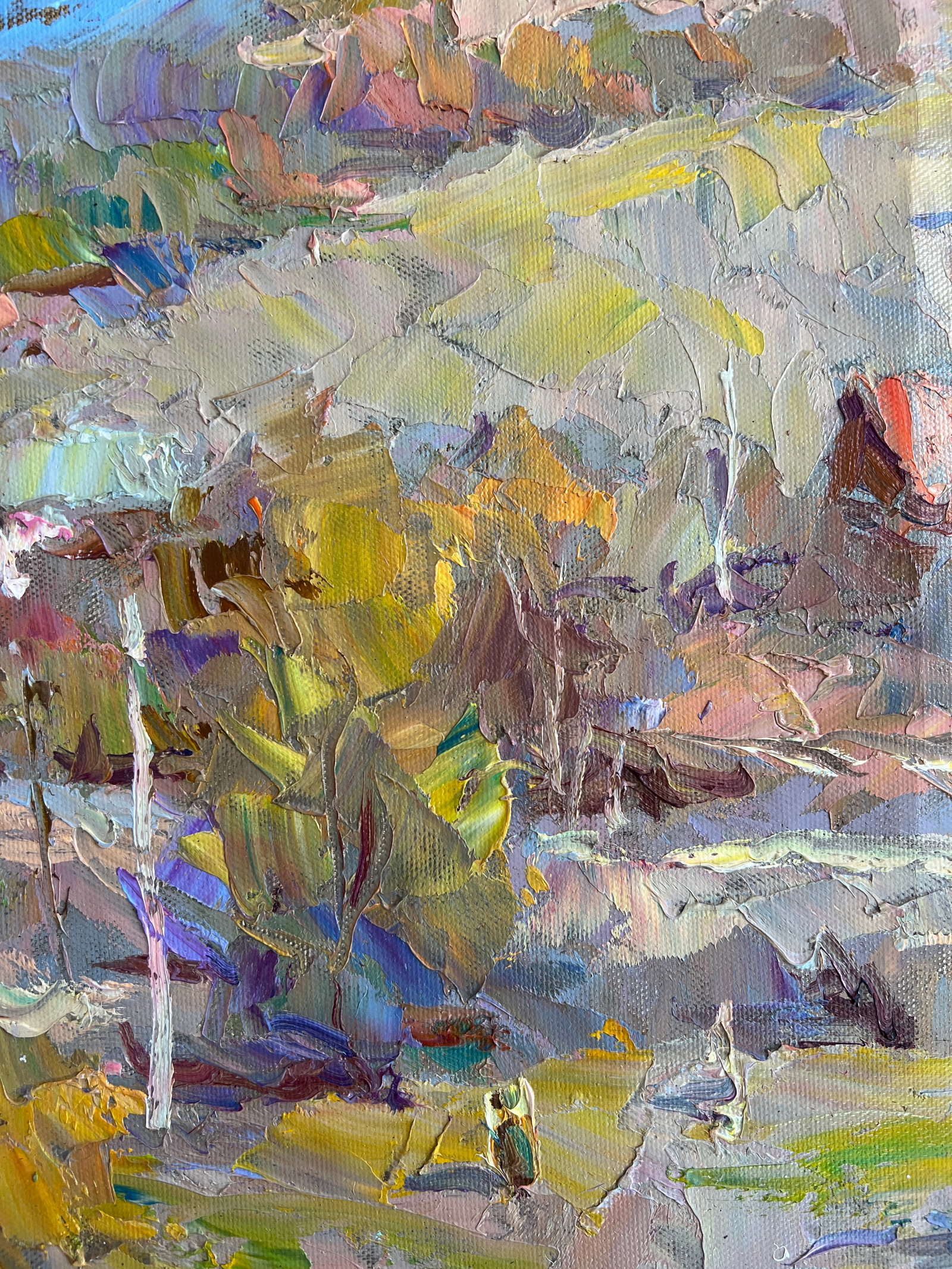Oil painting village panorama Sergey Ivanovich Animov - 9