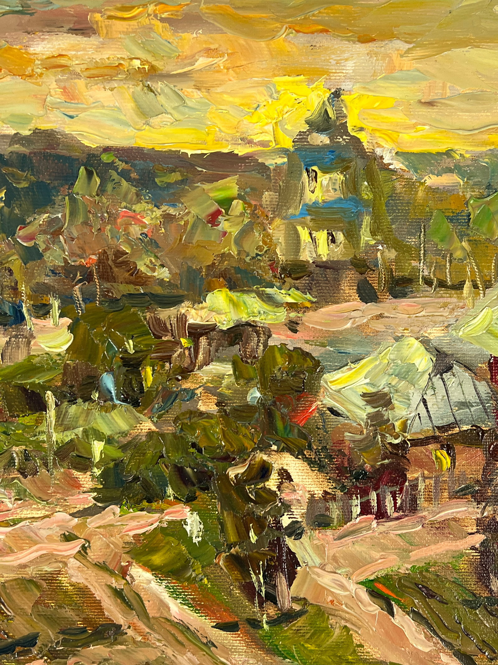 Oil painting sunset Sergey Ivanovich Animov - 7