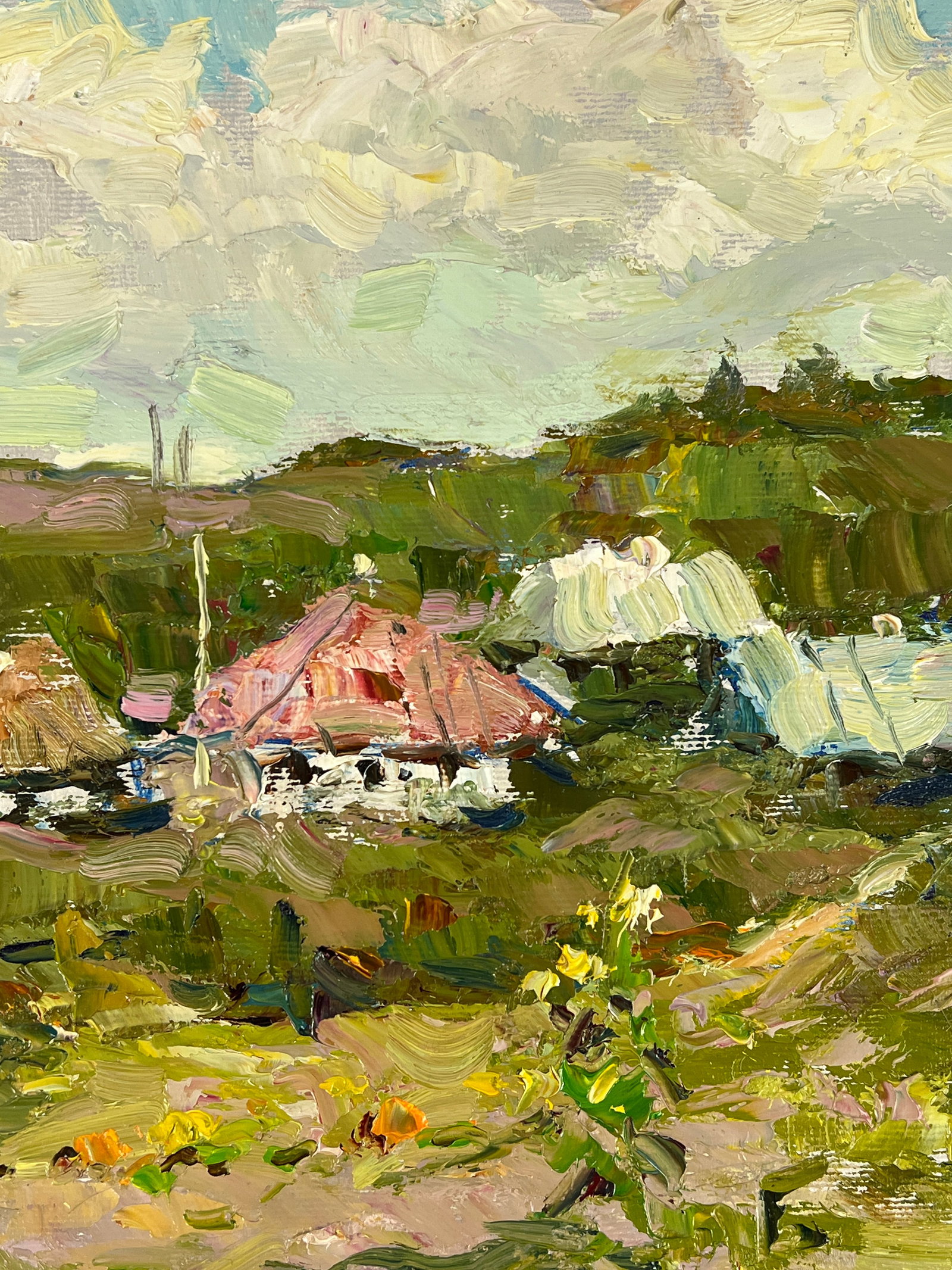 Oil painting the street Sergey Ivanovich Animov - 7