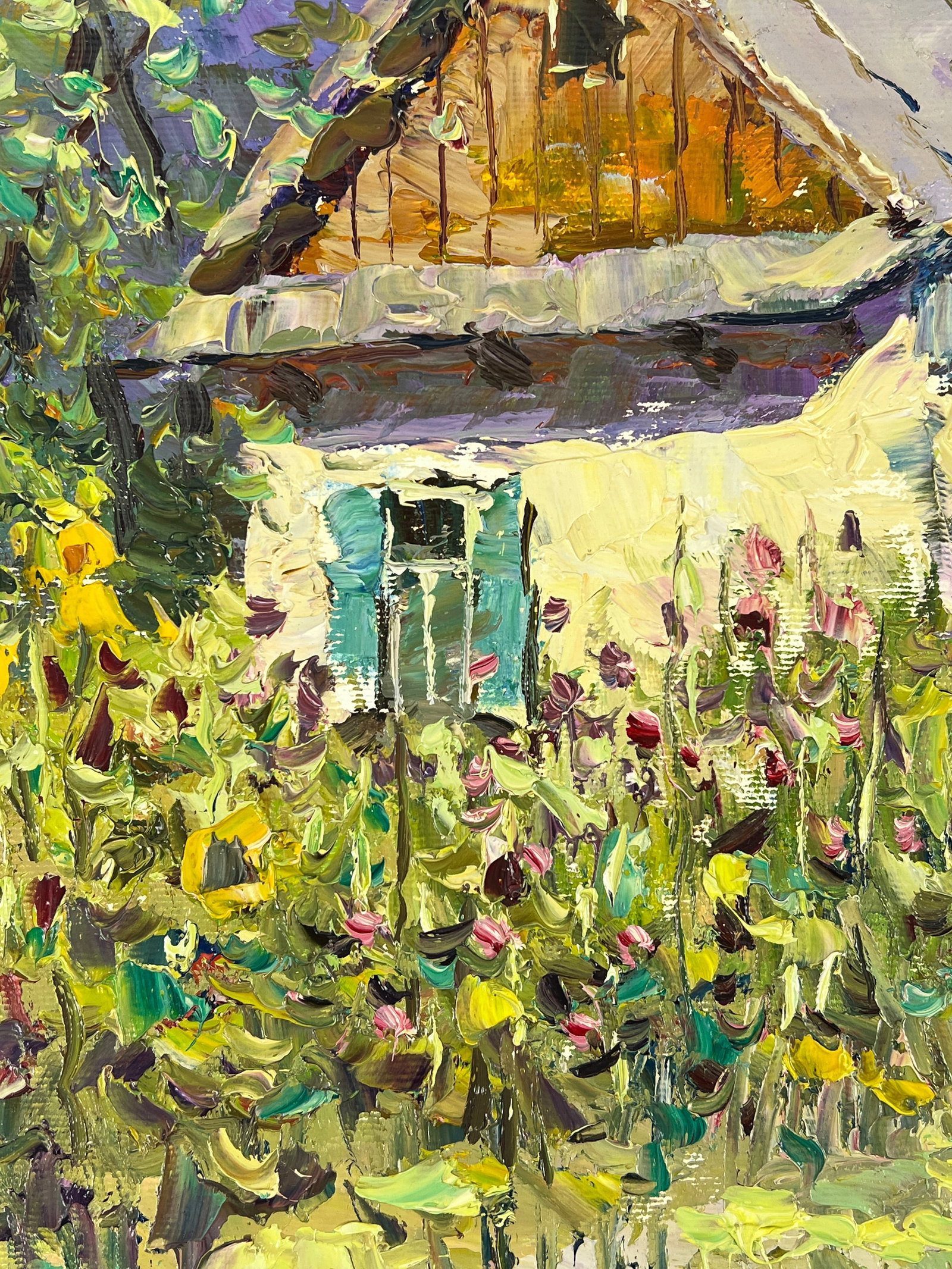 Oil painting home garden Sergey Ivanovich Animov - 3