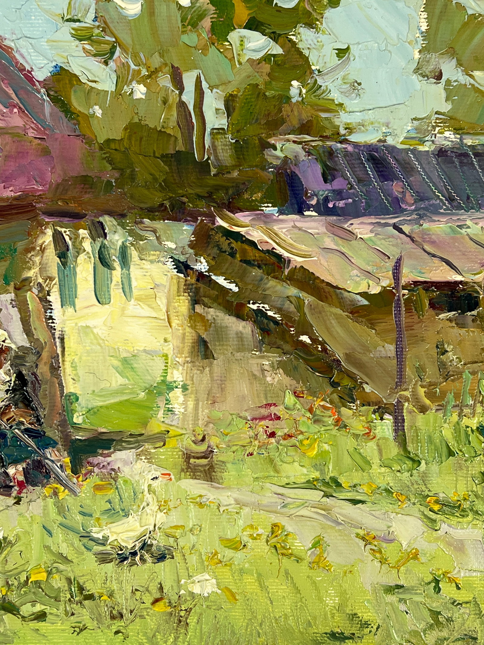 Oil painting rural routine Sergey Ivanovich Animov - 6