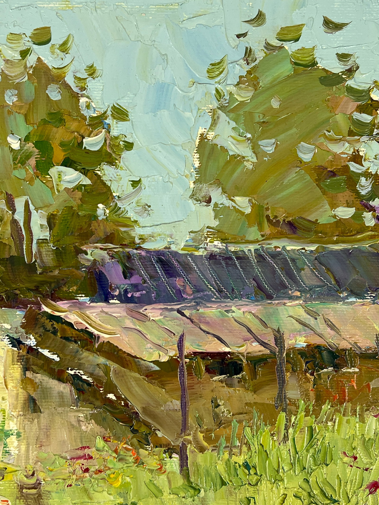 Oil painting rural routine Sergey Ivanovich Animov - 7