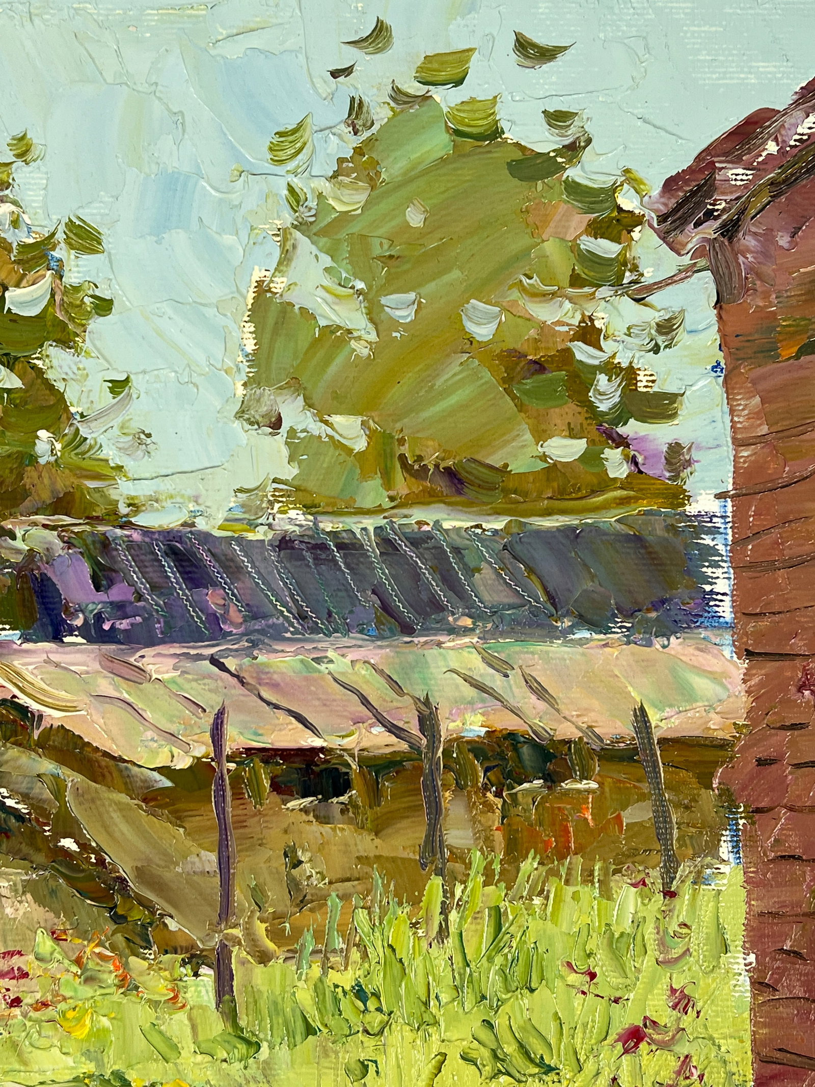 Oil painting rural routine Sergey Ivanovich Animov - 9